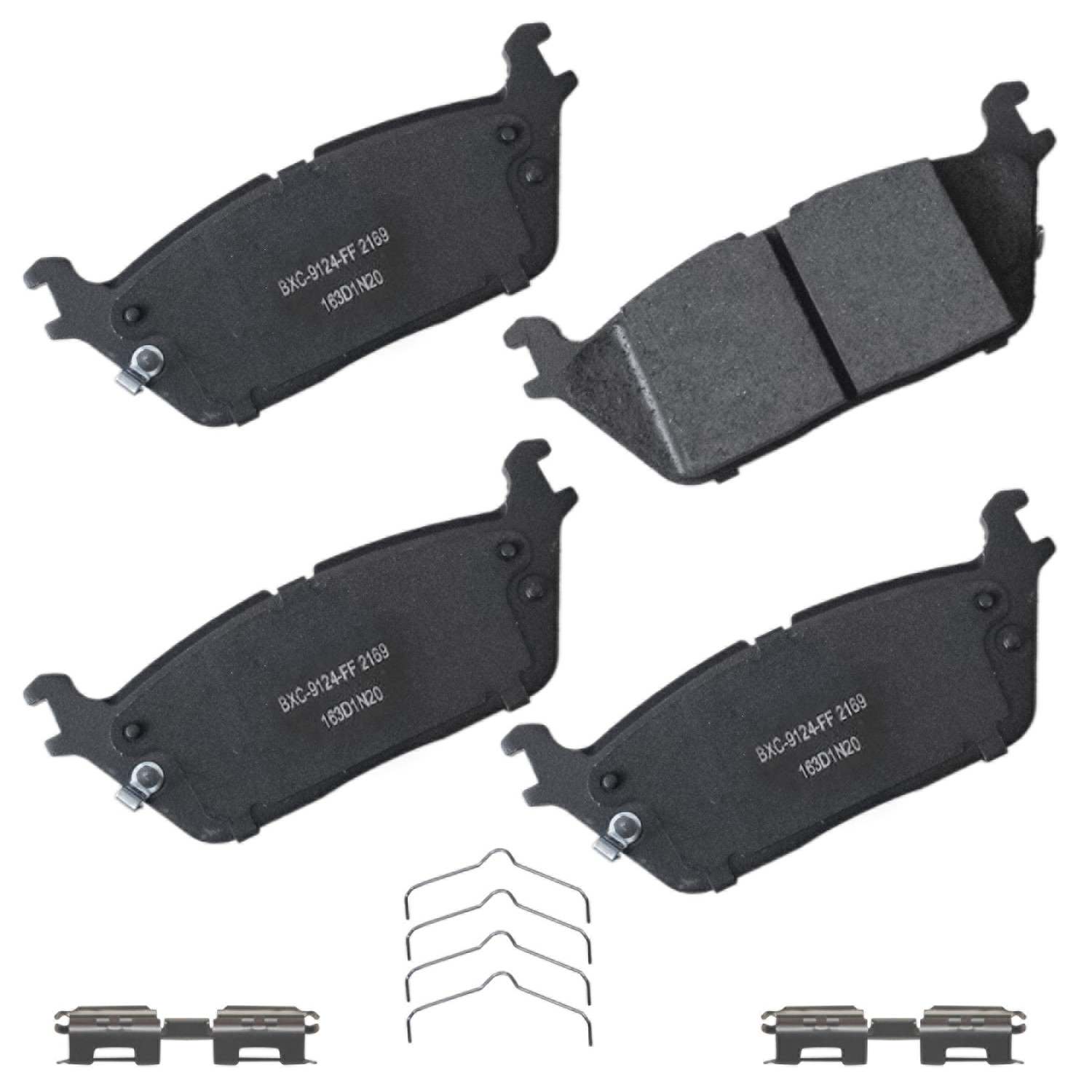 STOP BY BENDIX Disc Brake Pad Set  top view frsport SBC2169