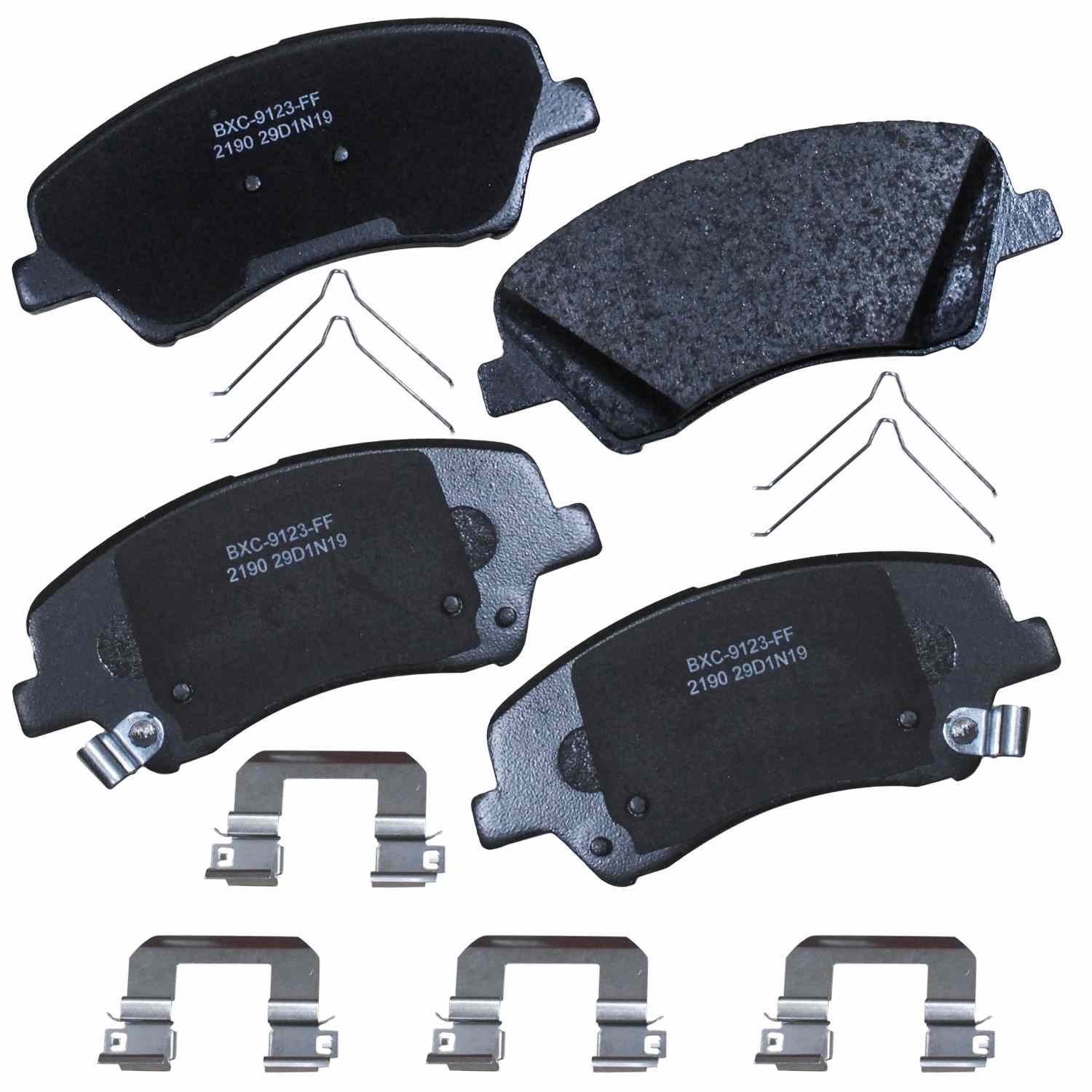 stop by bendix disc brake pad set  frsport sbc2190