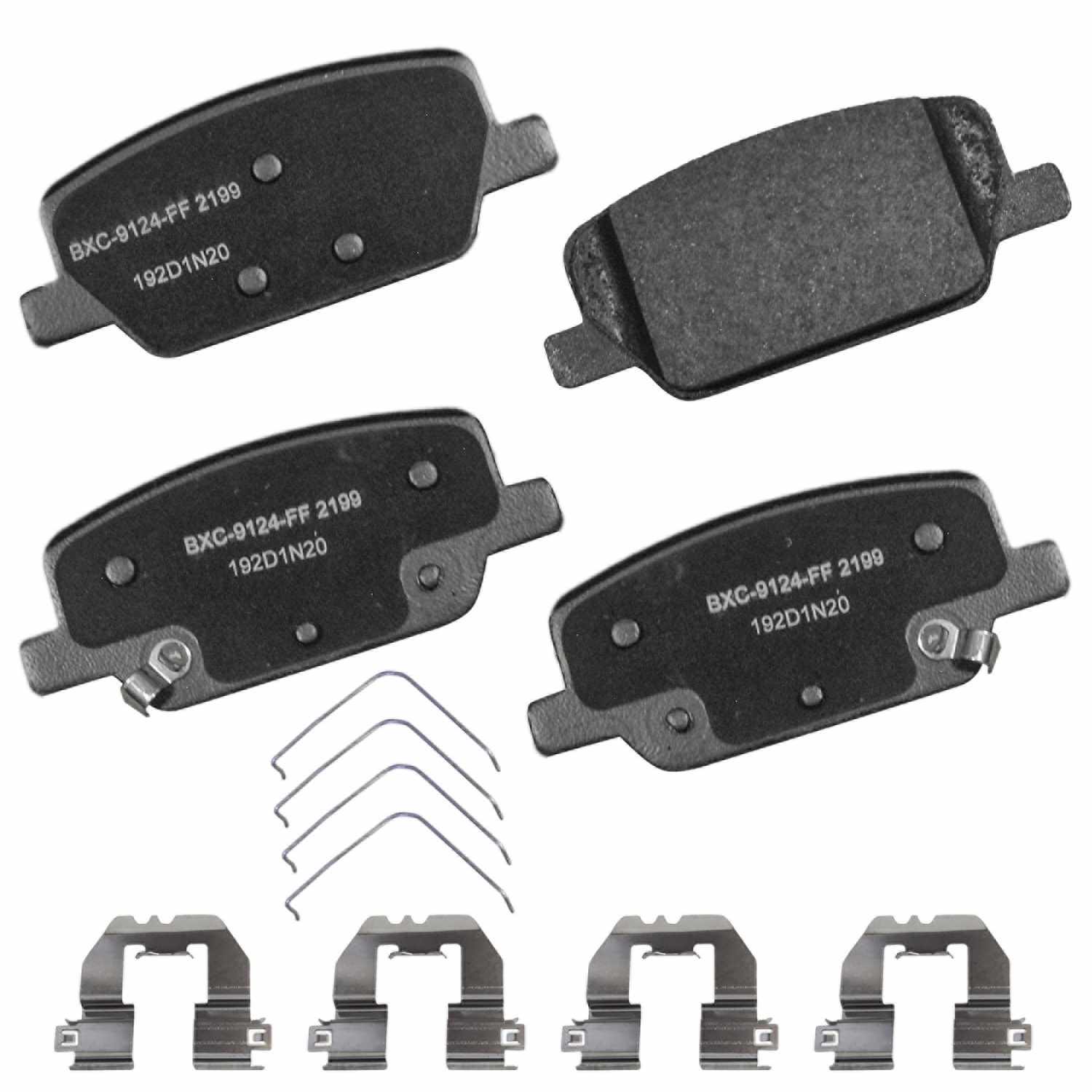 STOP BY BENDIX Disc Brake Pad Set  top view frsport SBC2199