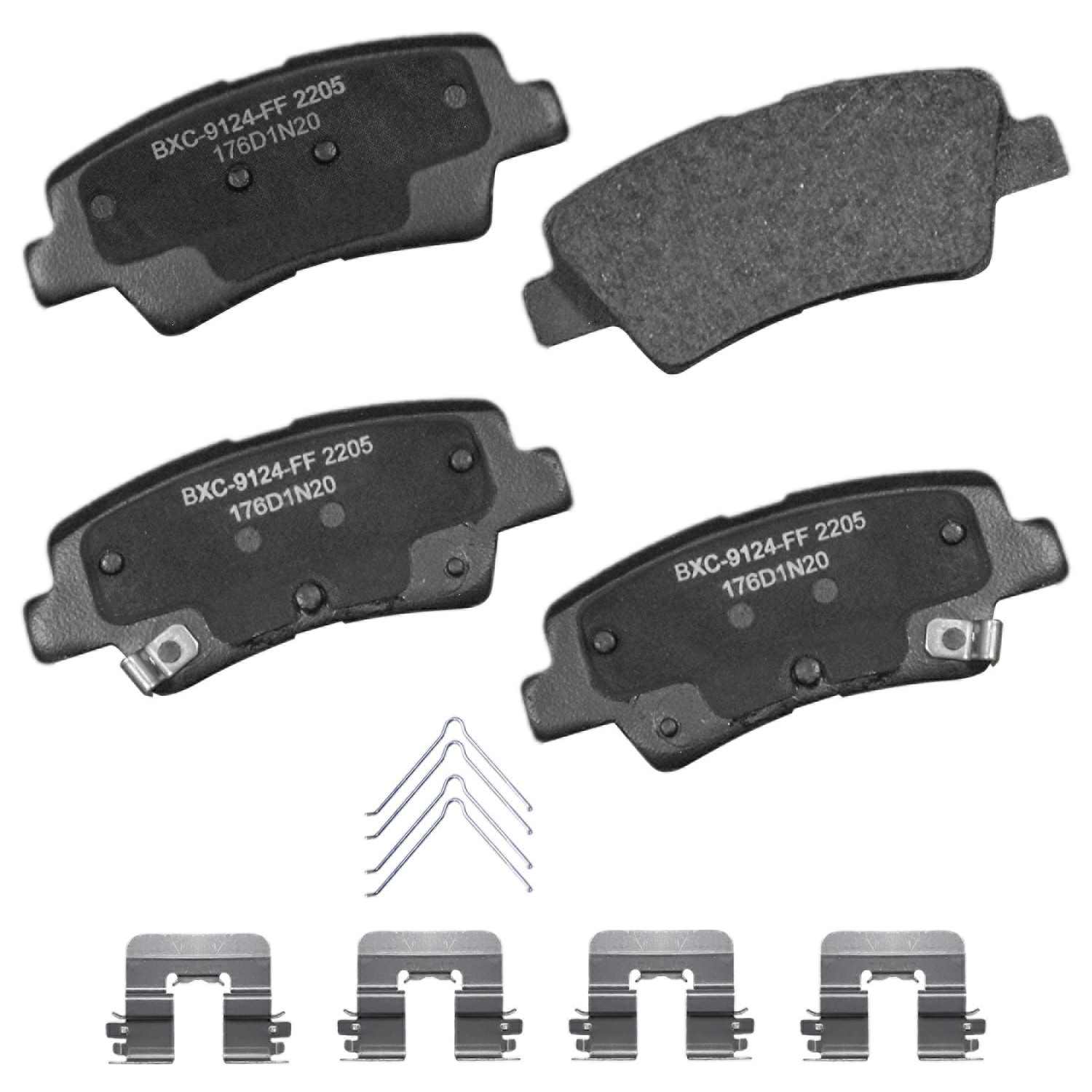 STOP BY BENDIX Disc Brake Pad Set  top view frsport SBC2205