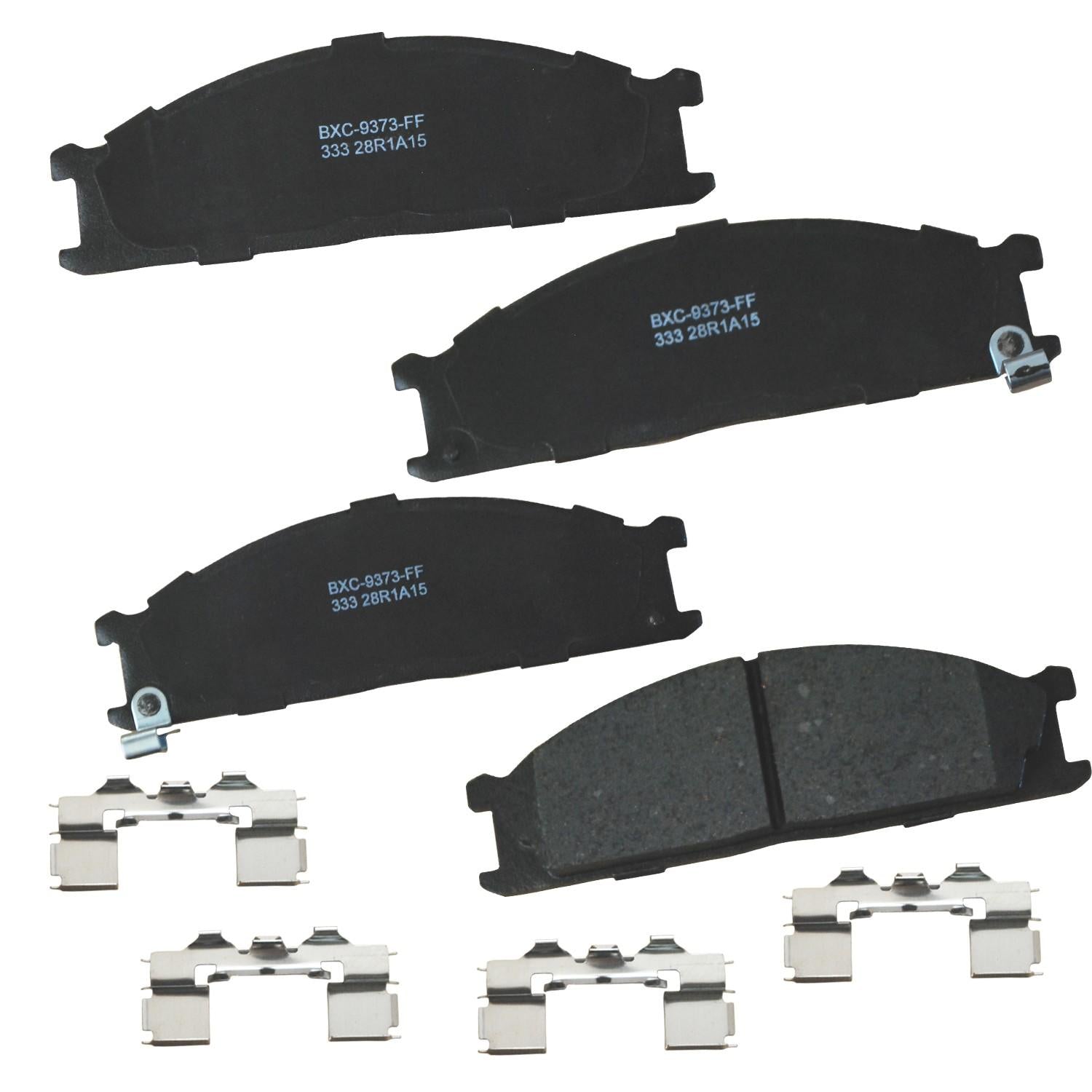 stop by bendix disc brake pad set  frsport sbc333