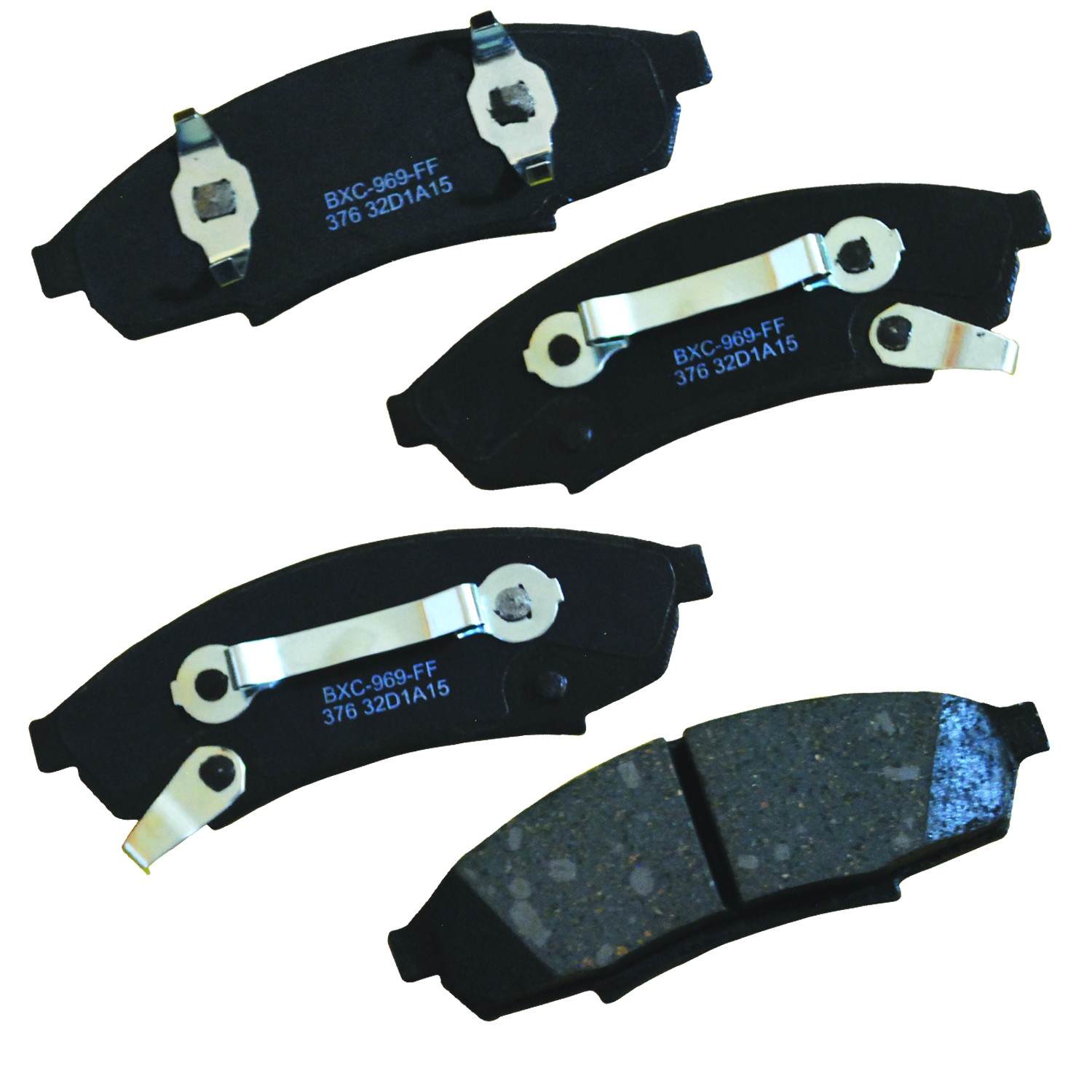 stop by bendix disc brake pad set  frsport sbc376