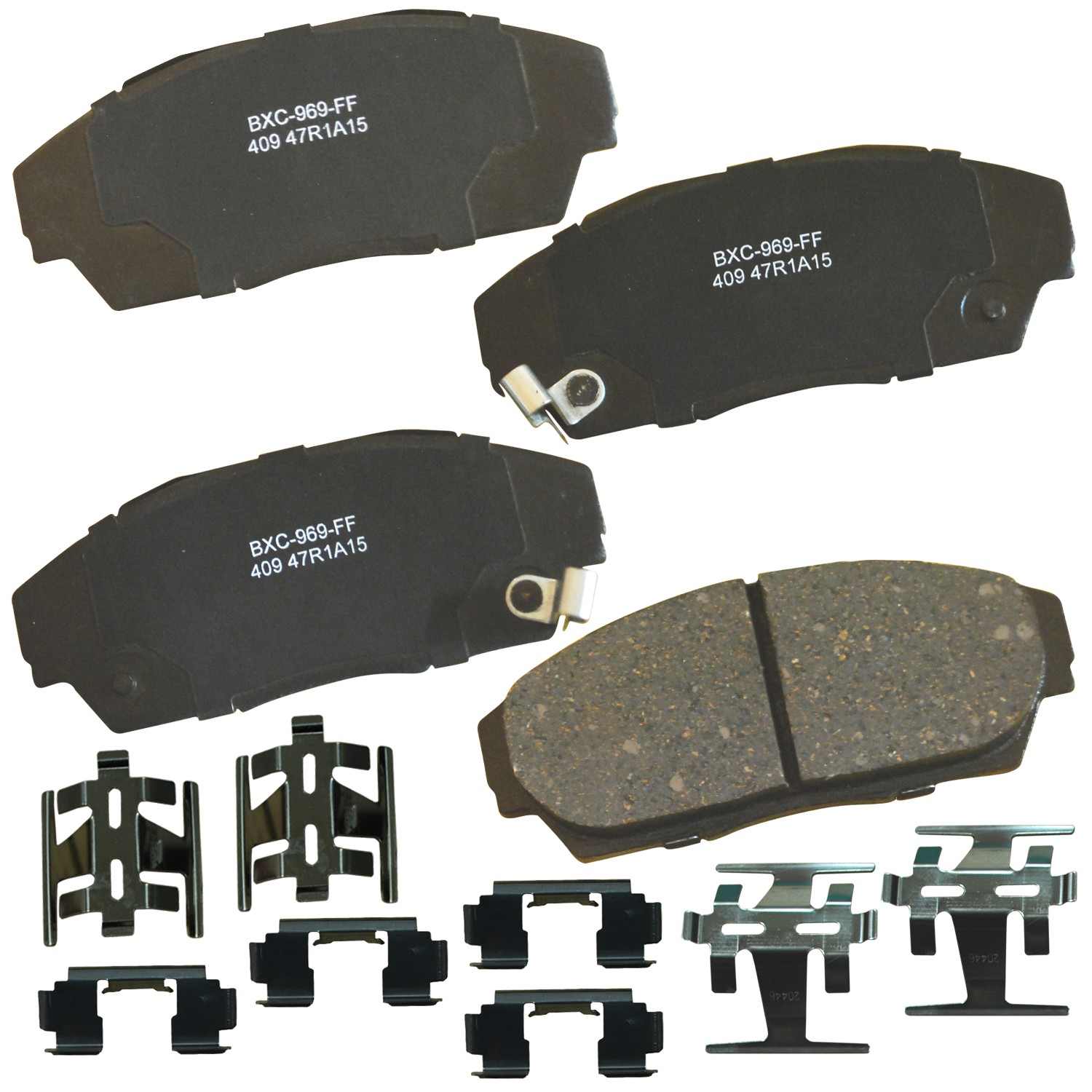 stop by bendix disc brake pad set  frsport sbc409