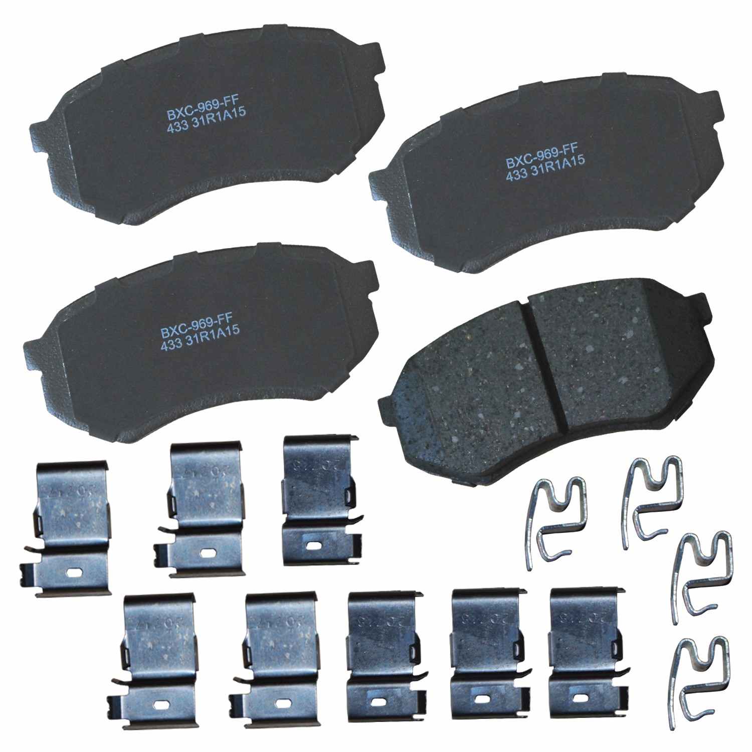 stop by bendix disc brake pad set  frsport sbc433