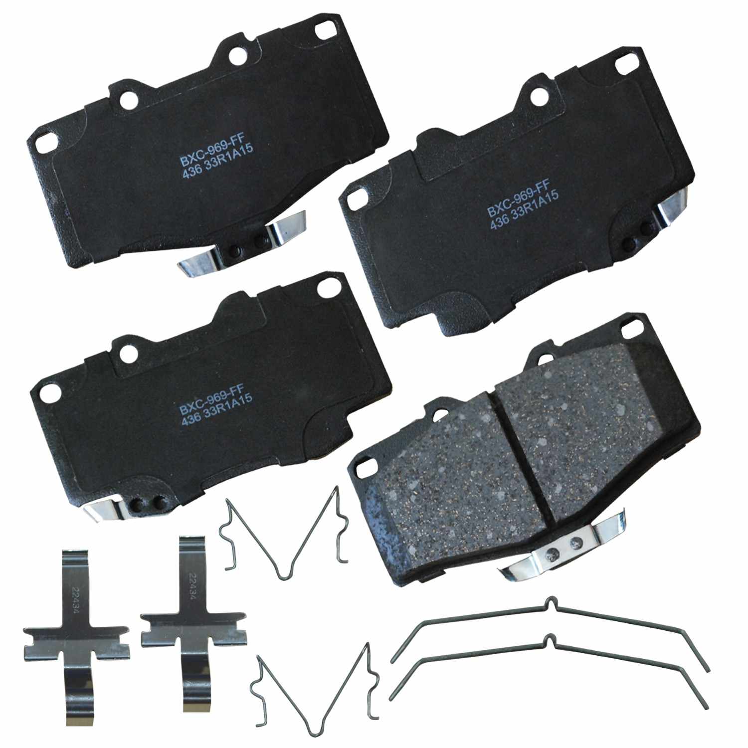 stop by bendix disc brake pad set  frsport sbc436