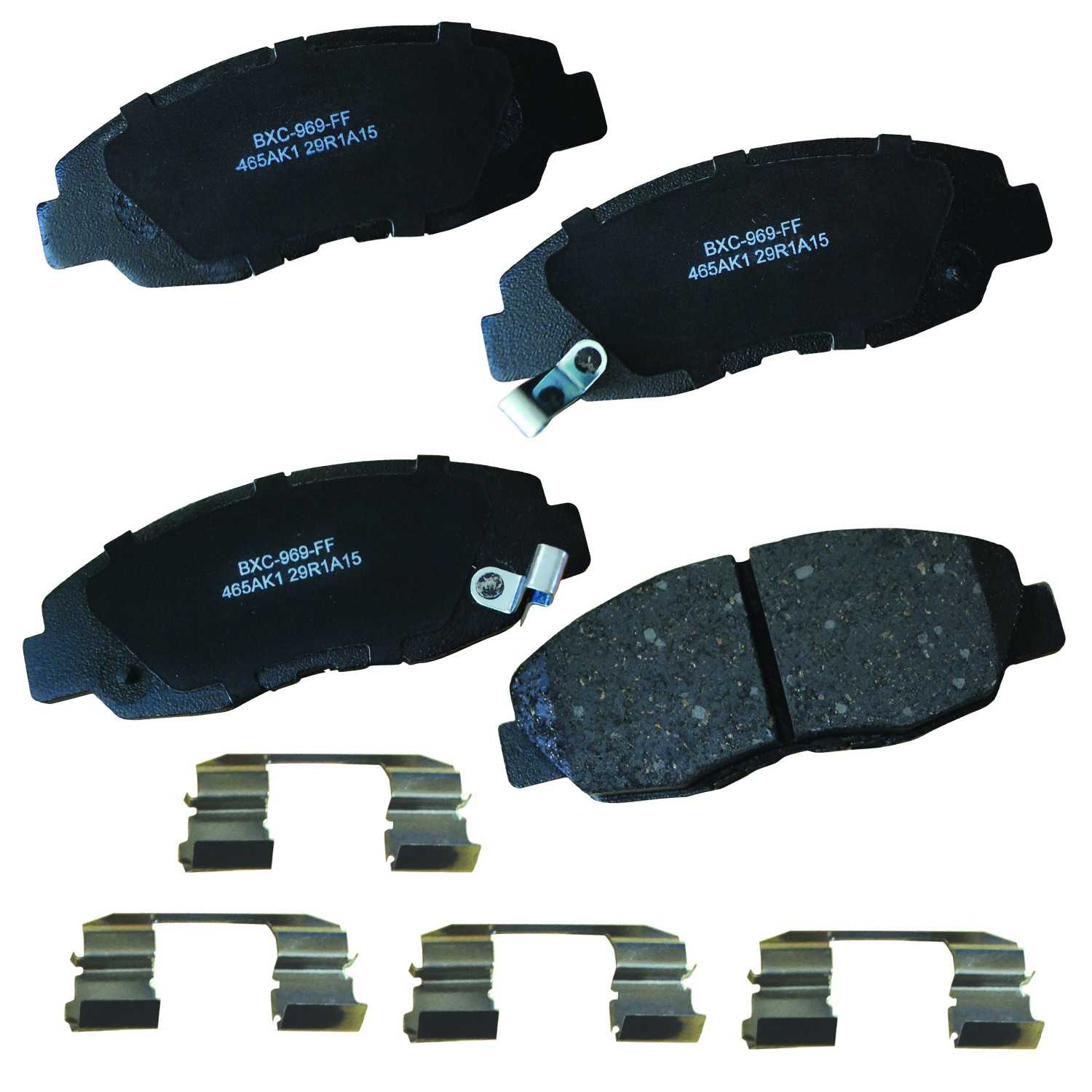 stop by bendix disc brake pad set  frsport sbc465ak1