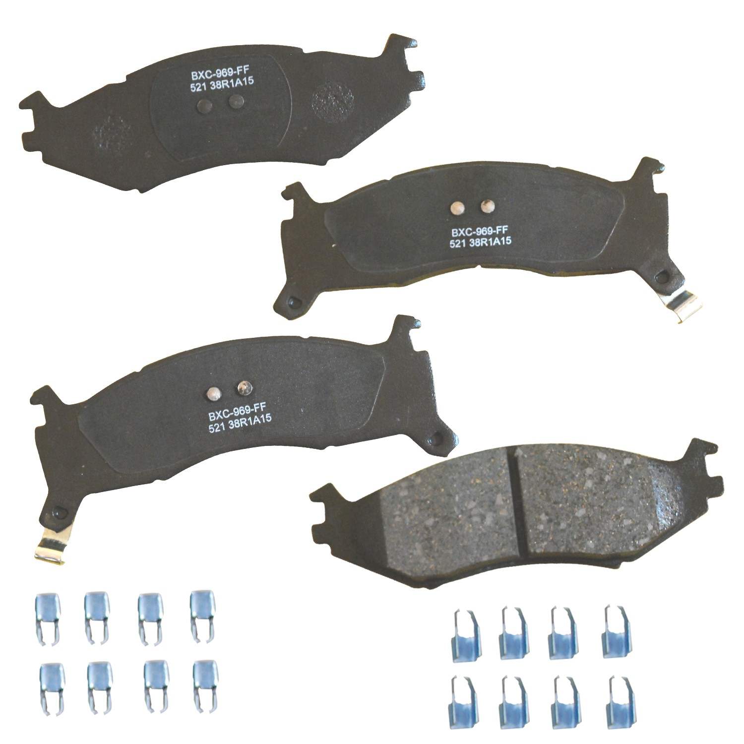 stop by bendix disc brake pad set  frsport sbc521