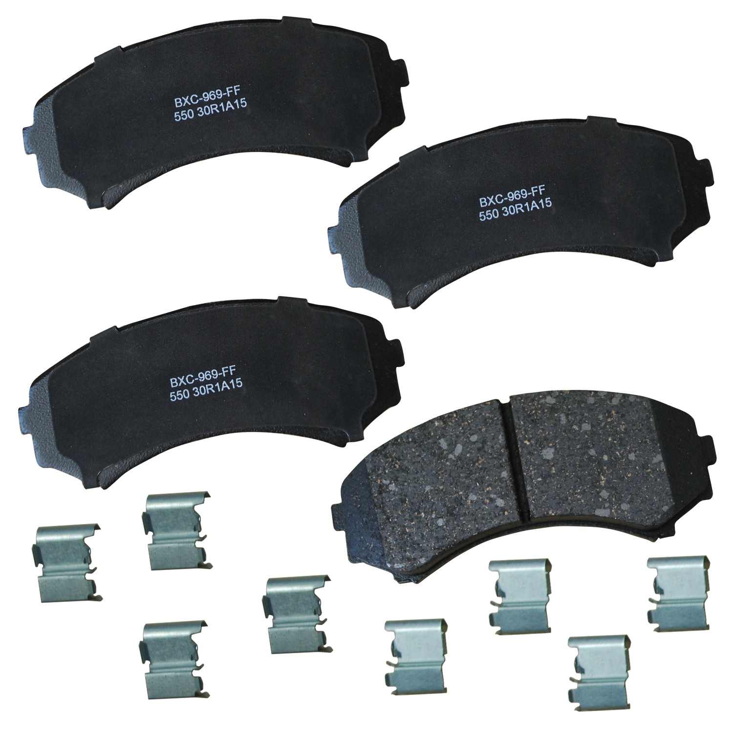 stop by bendix disc brake pad set  frsport sbc550