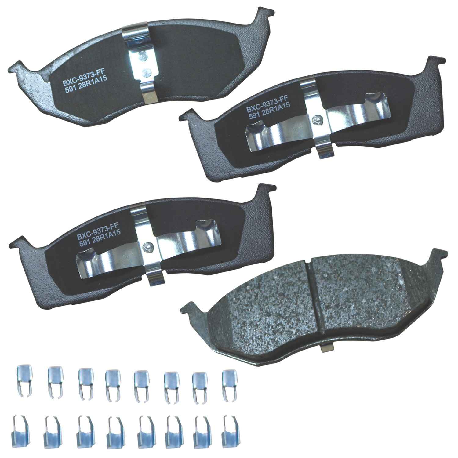 stop by bendix disc brake pad set  frsport sbc591