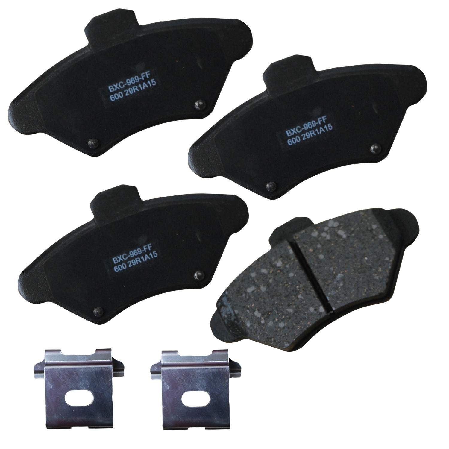 STOP BY BENDIX Disc Brake Pad Set  top view frsport SBC600