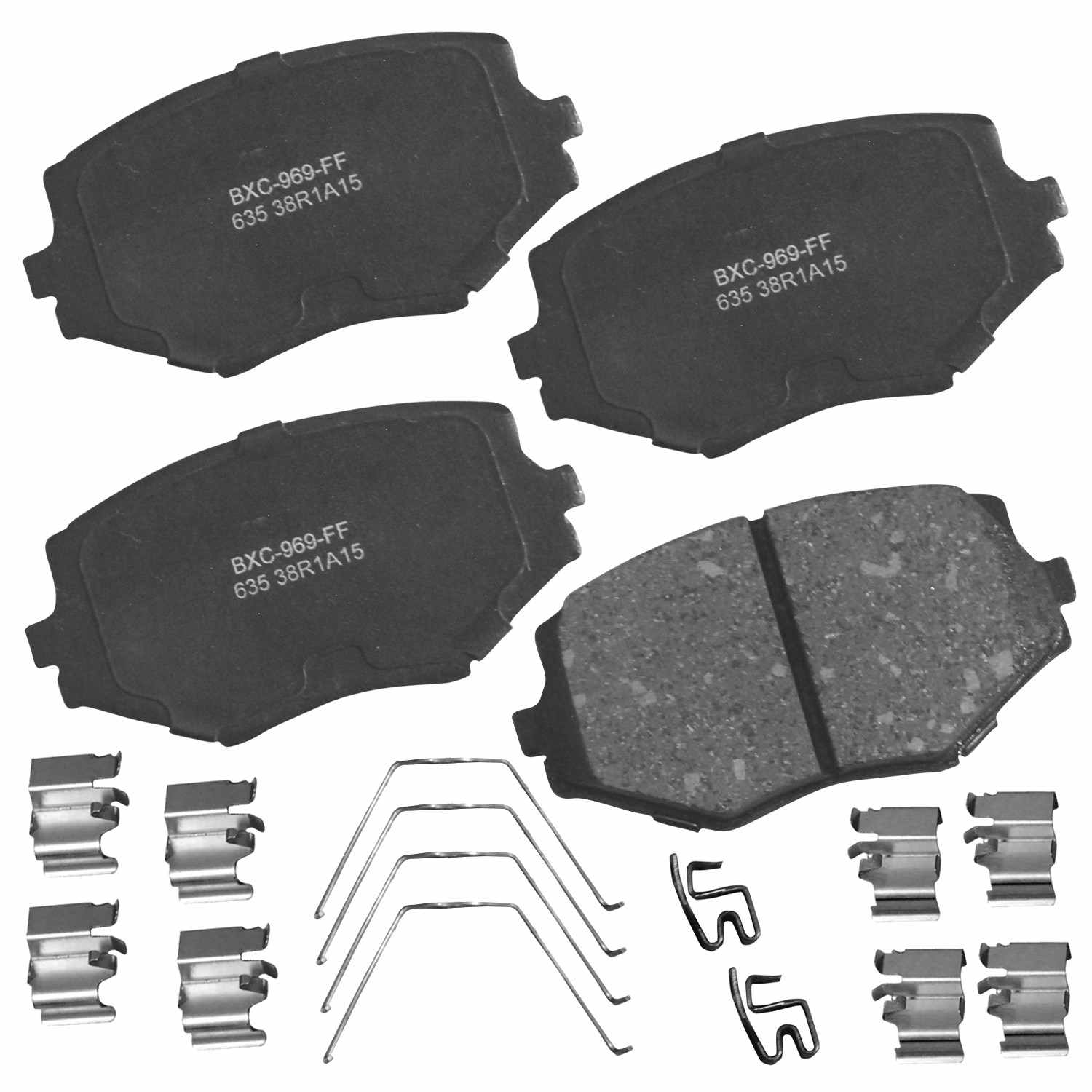 stop by bendix disc brake pad set  frsport sbc635