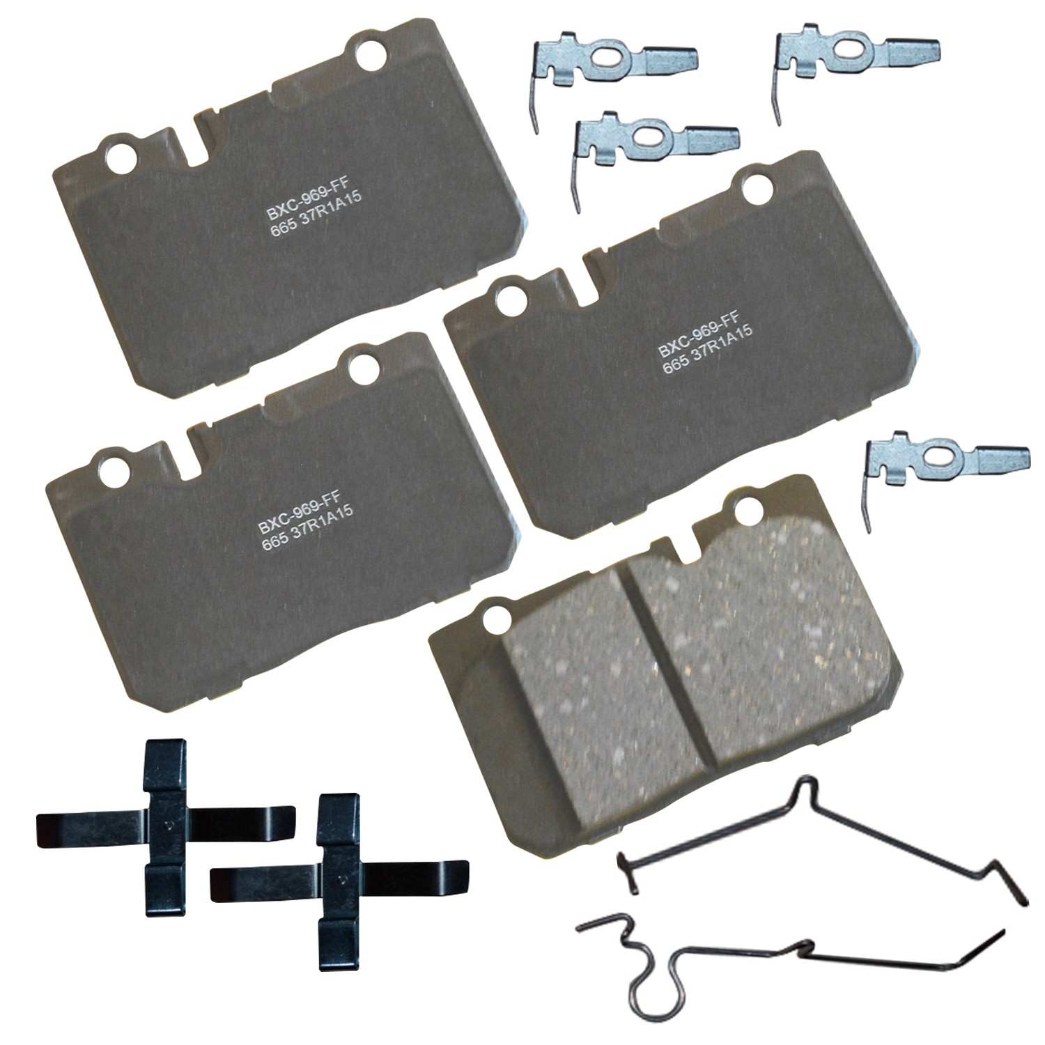 stop by bendix disc brake pad set  frsport sbc665