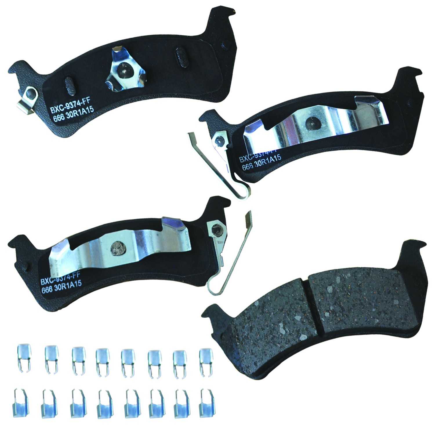 stop by bendix disc brake pad set  frsport sbc666