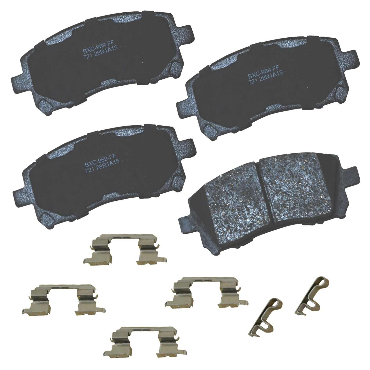 stop by bendix disc brake pad set  frsport sbc721