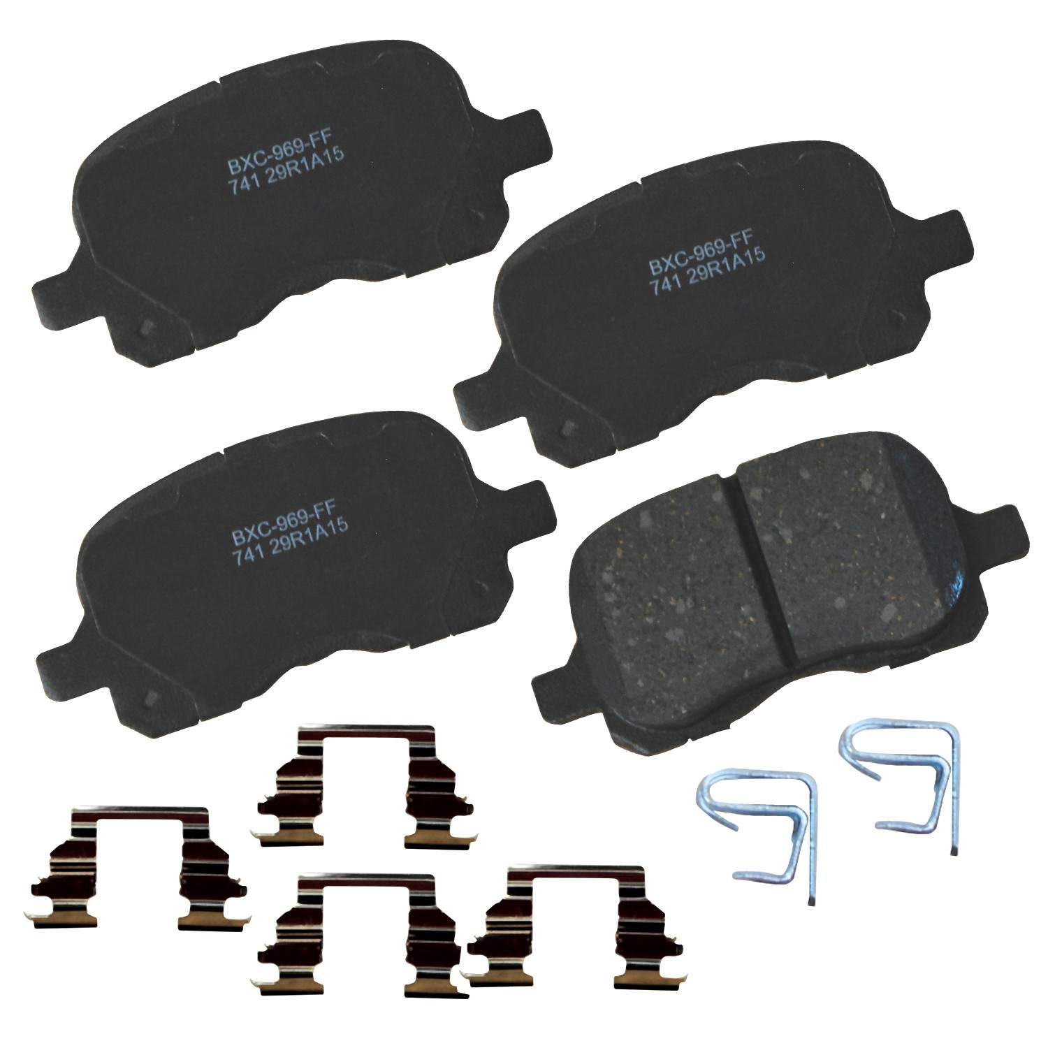 stop by bendix disc brake pad set  frsport sbc741