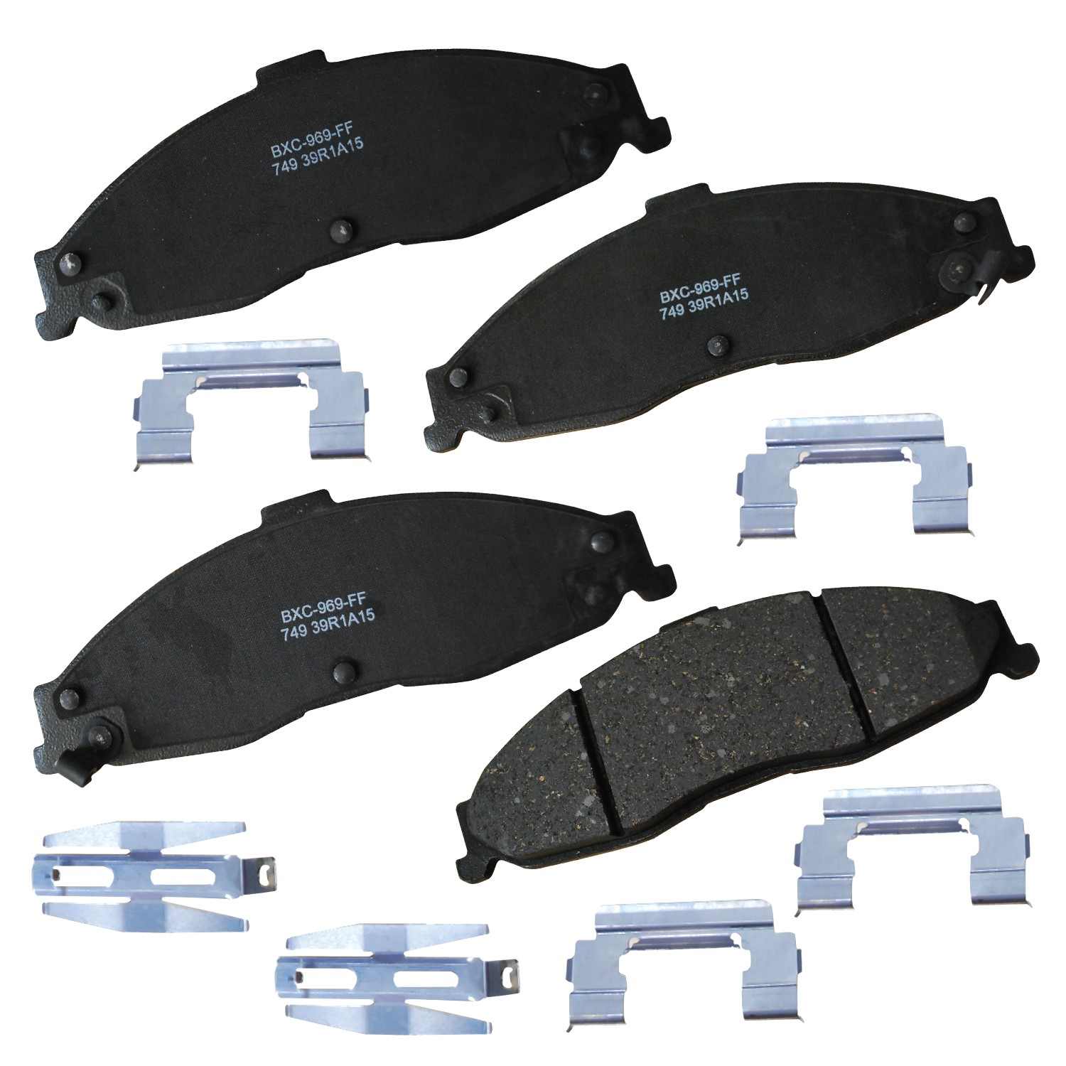 stop by bendix disc brake pad set  frsport sbc749