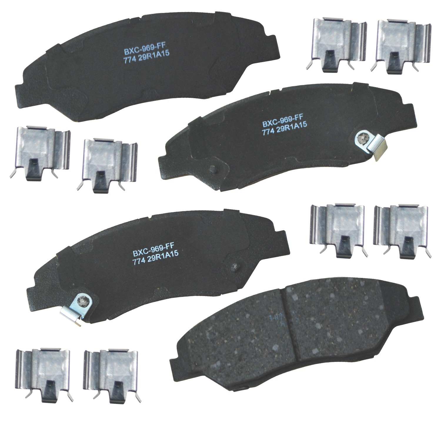 stop by bendix disc brake pad set  frsport sbc774