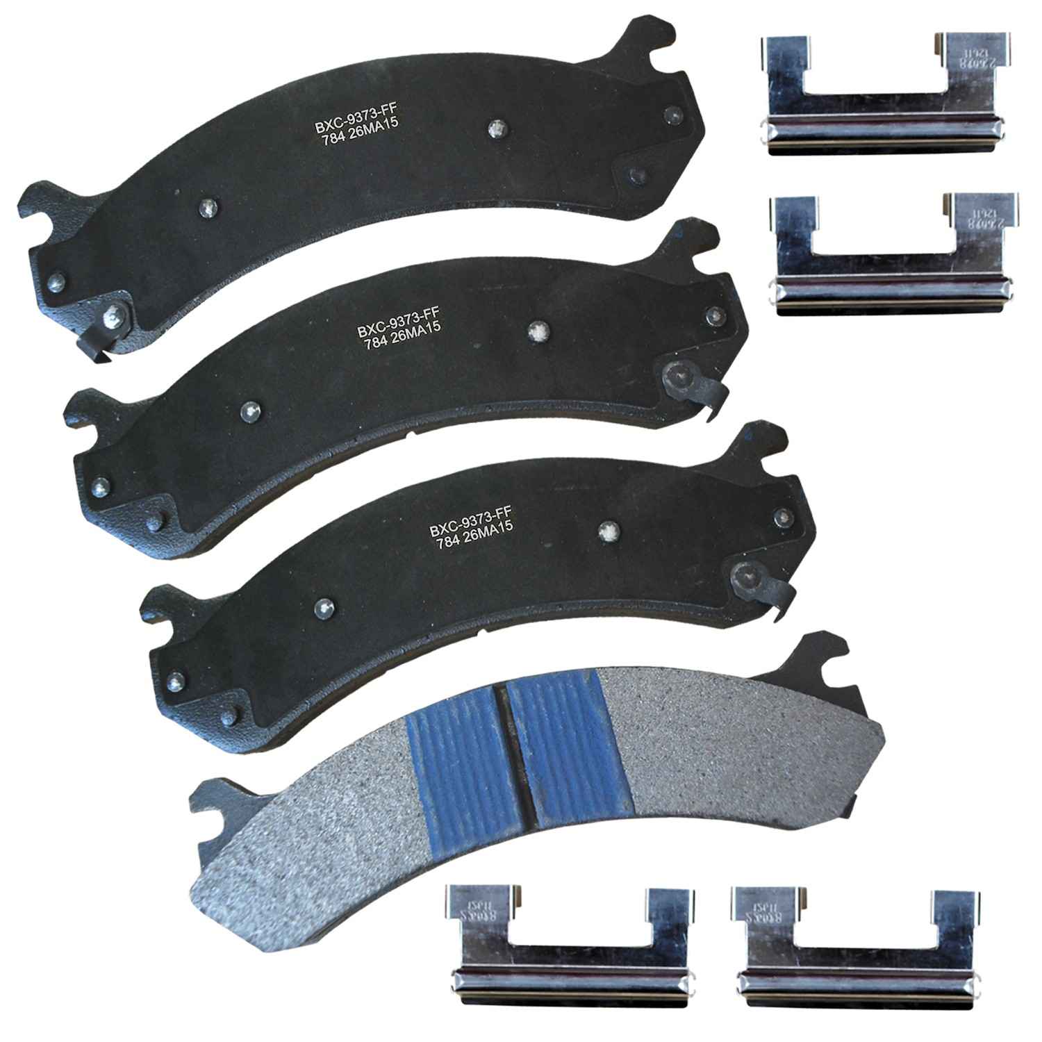 STOP BY BENDIX Disc Brake Pad Set  top view frsport SBC784