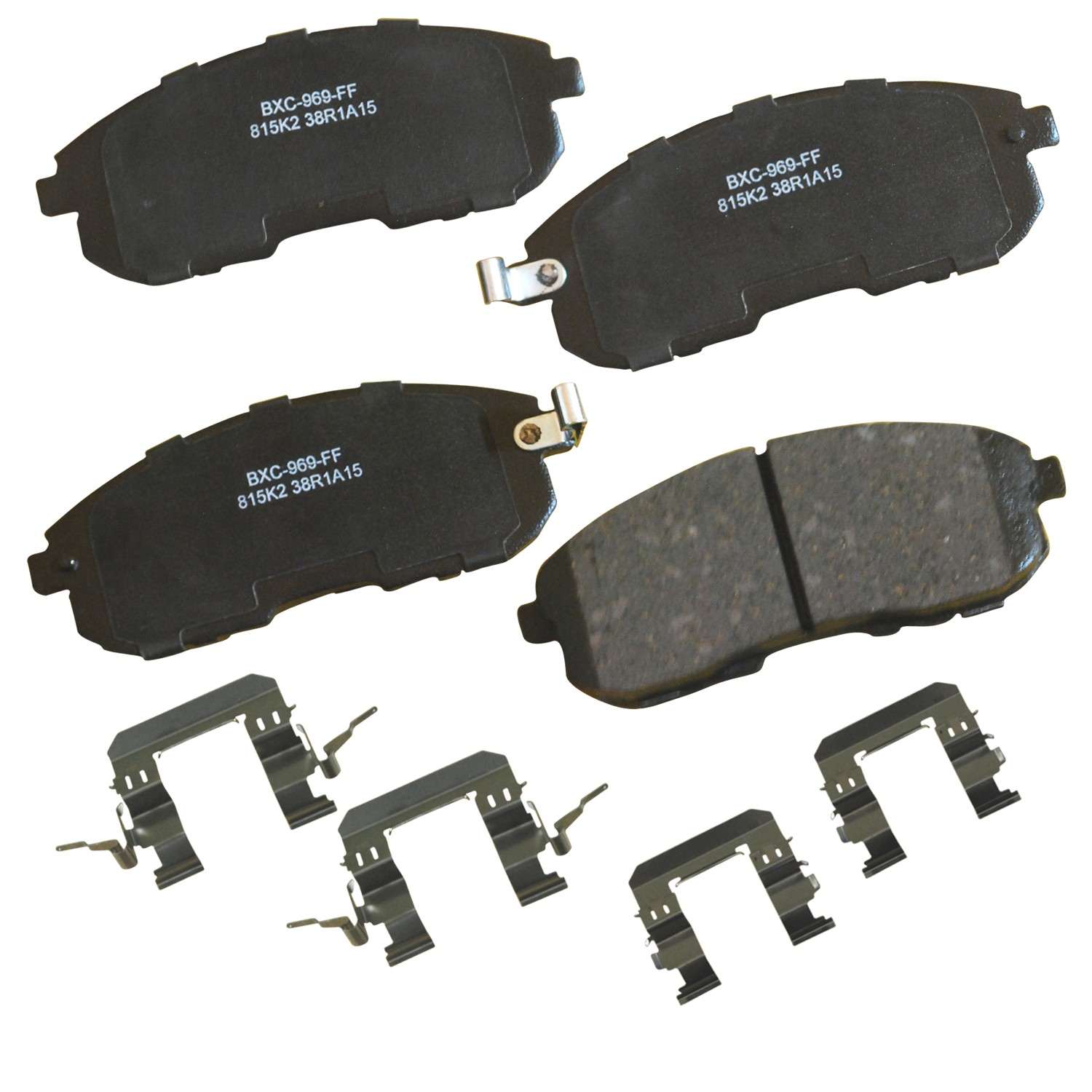 stop by bendix disc brake pad set  frsport sbc815k2