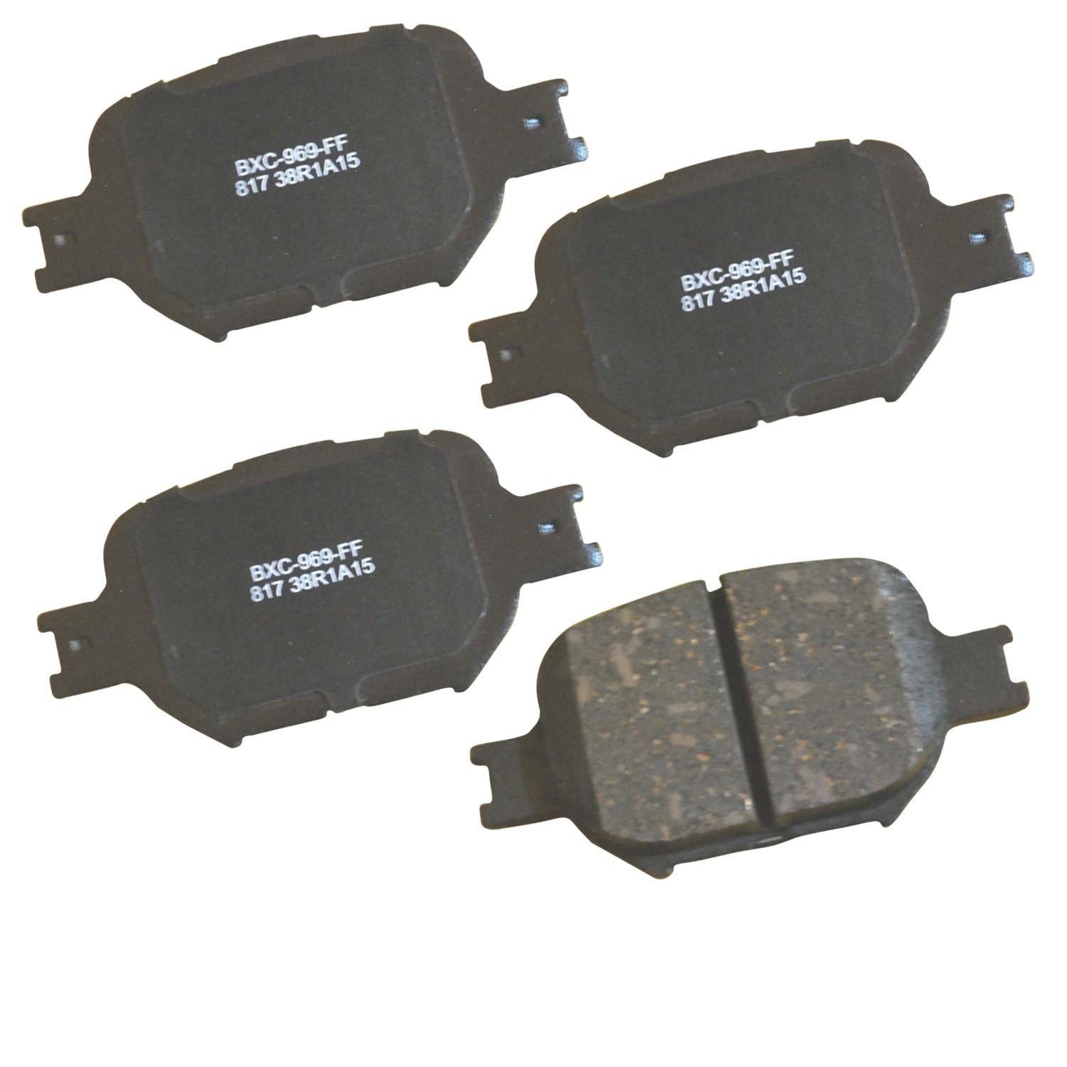 stop by bendix disc brake pad set  frsport sbc817