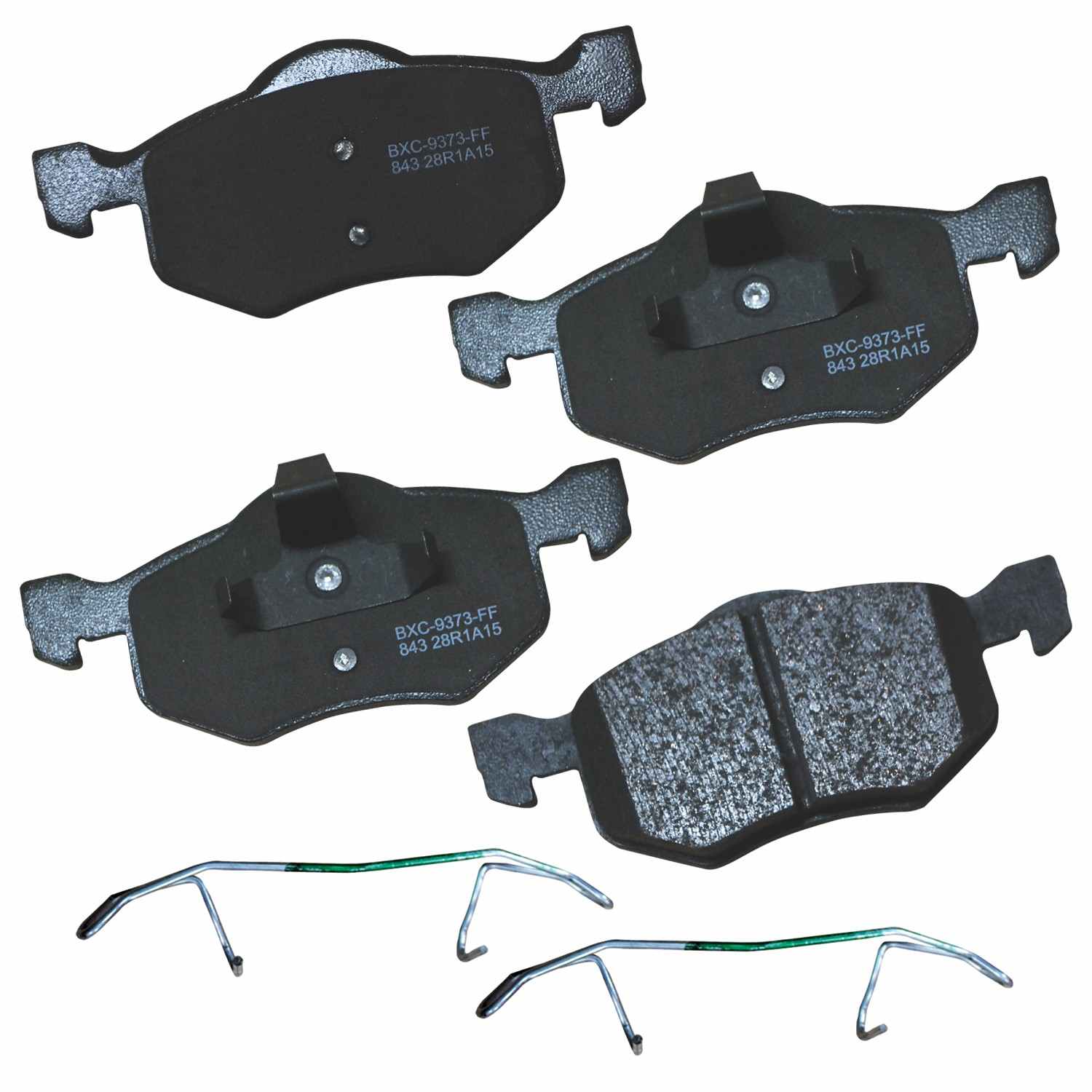 stop by bendix disc brake pad set  frsport sbc843