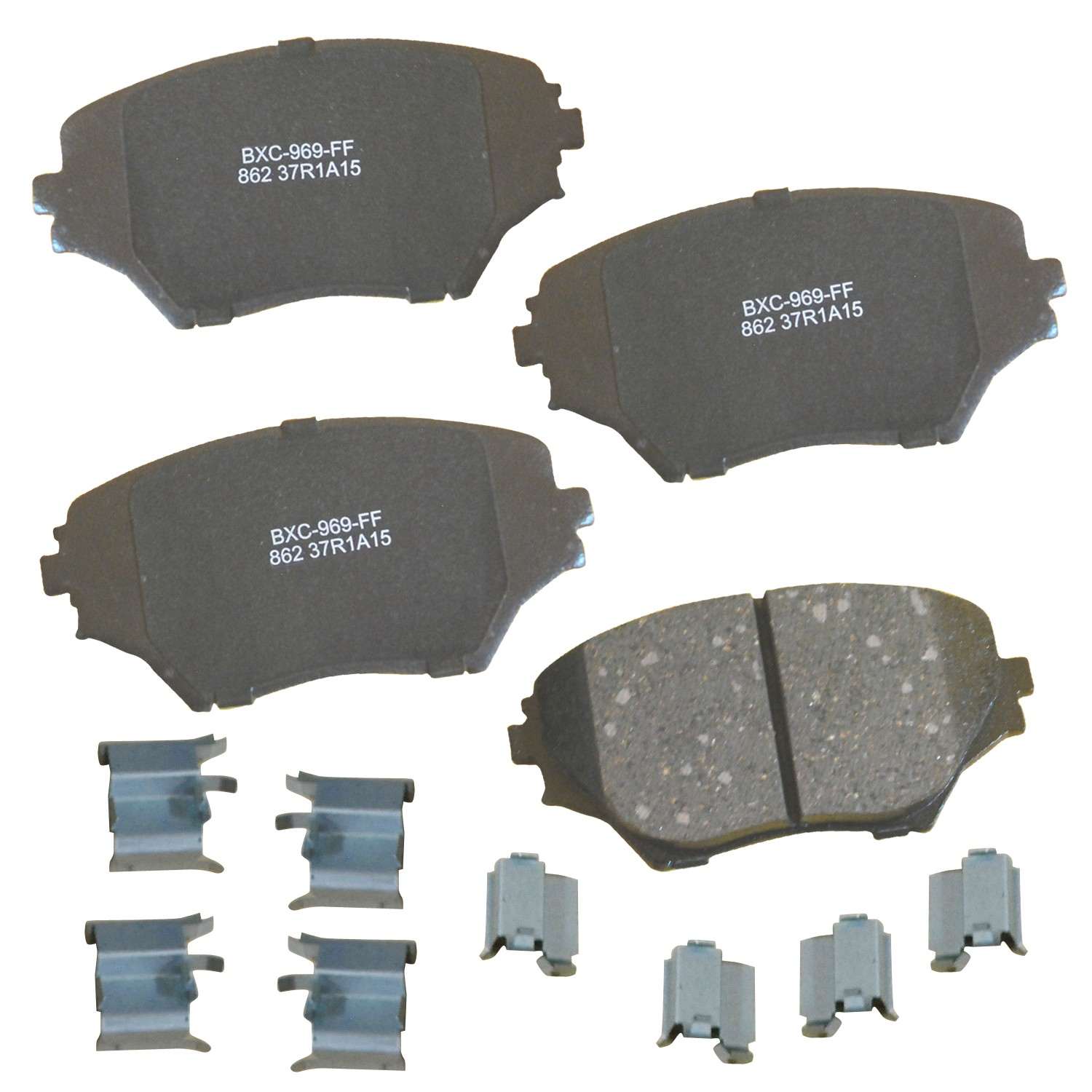 stop by bendix disc brake pad set  frsport sbc862