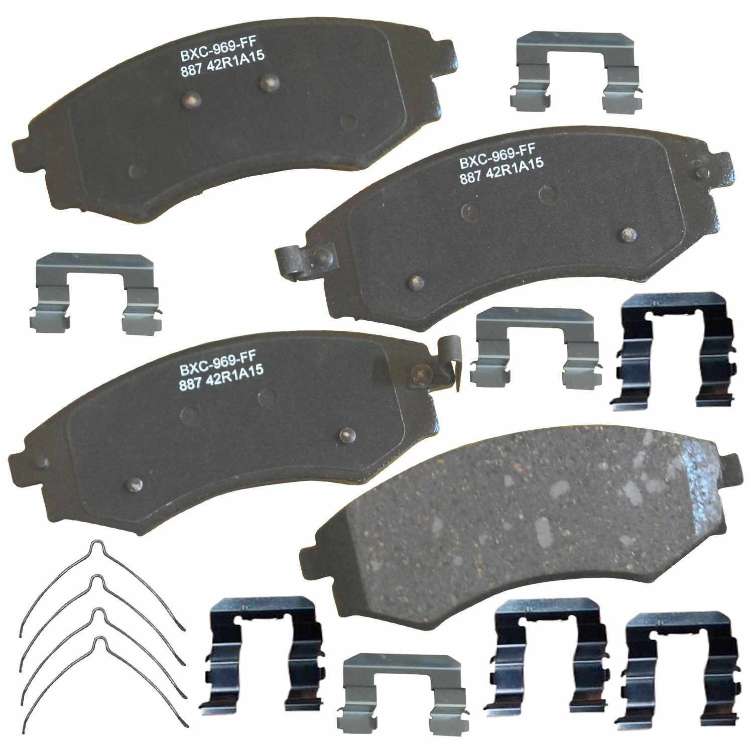 stop by bendix disc brake pad set  frsport sbc887