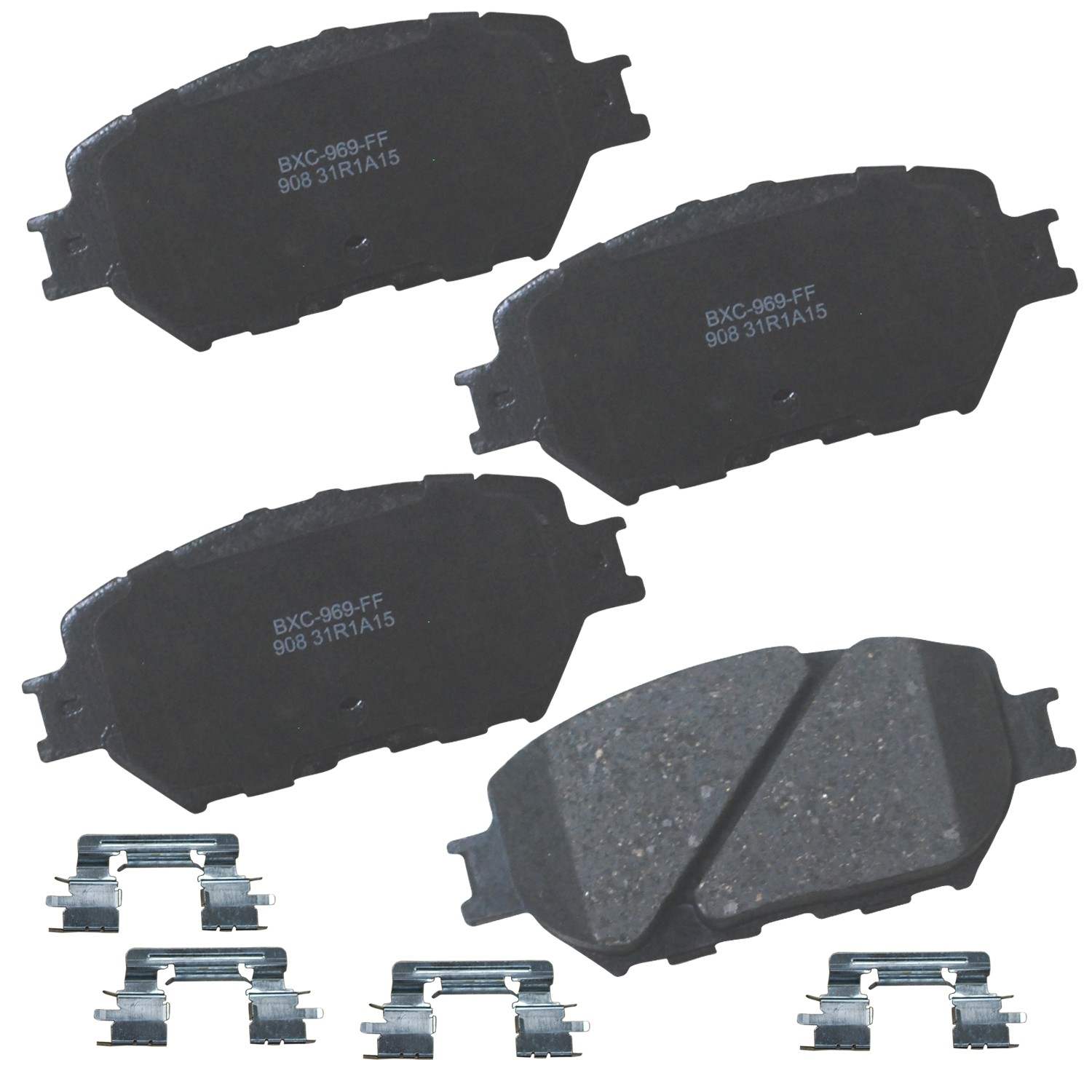 stop by bendix disc brake pad set  frsport sbc908