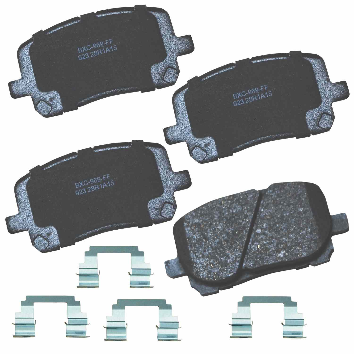 stop by bendix disc brake pad set  frsport sbc923