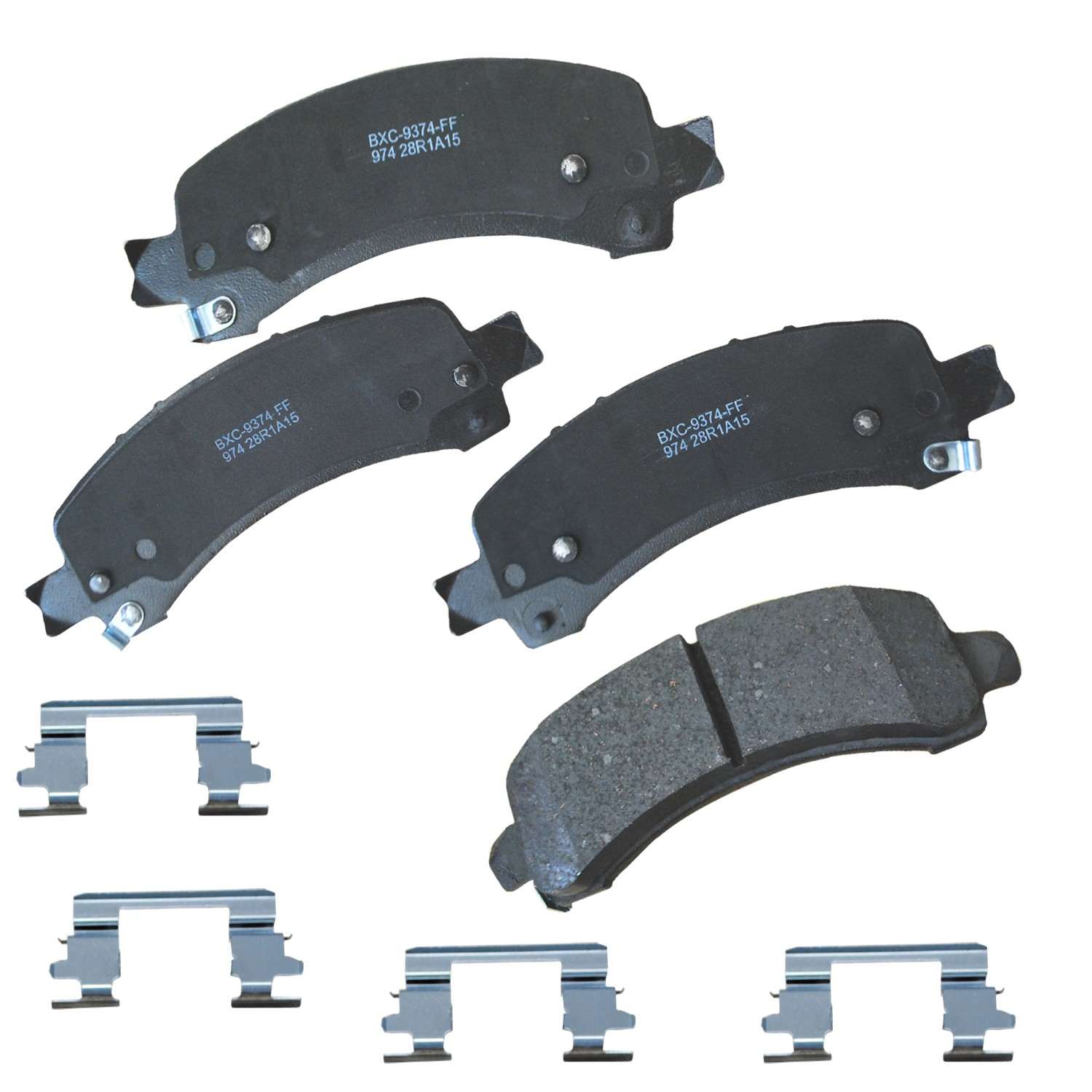 STOP BY BENDIX Disc Brake Pad Set  top view frsport SBC974