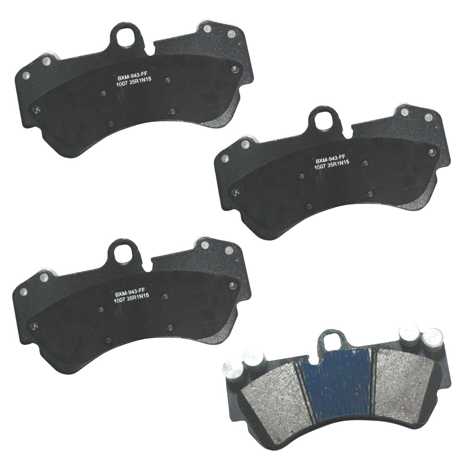 stop by bendix disc brake pad set  frsport sbm1007