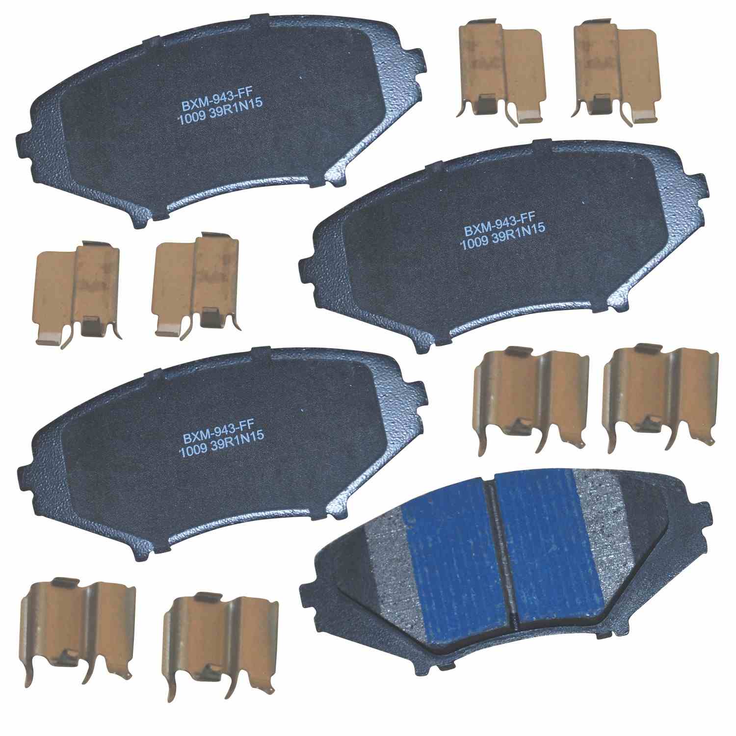 stop by bendix disc brake pad set  frsport sbm1009