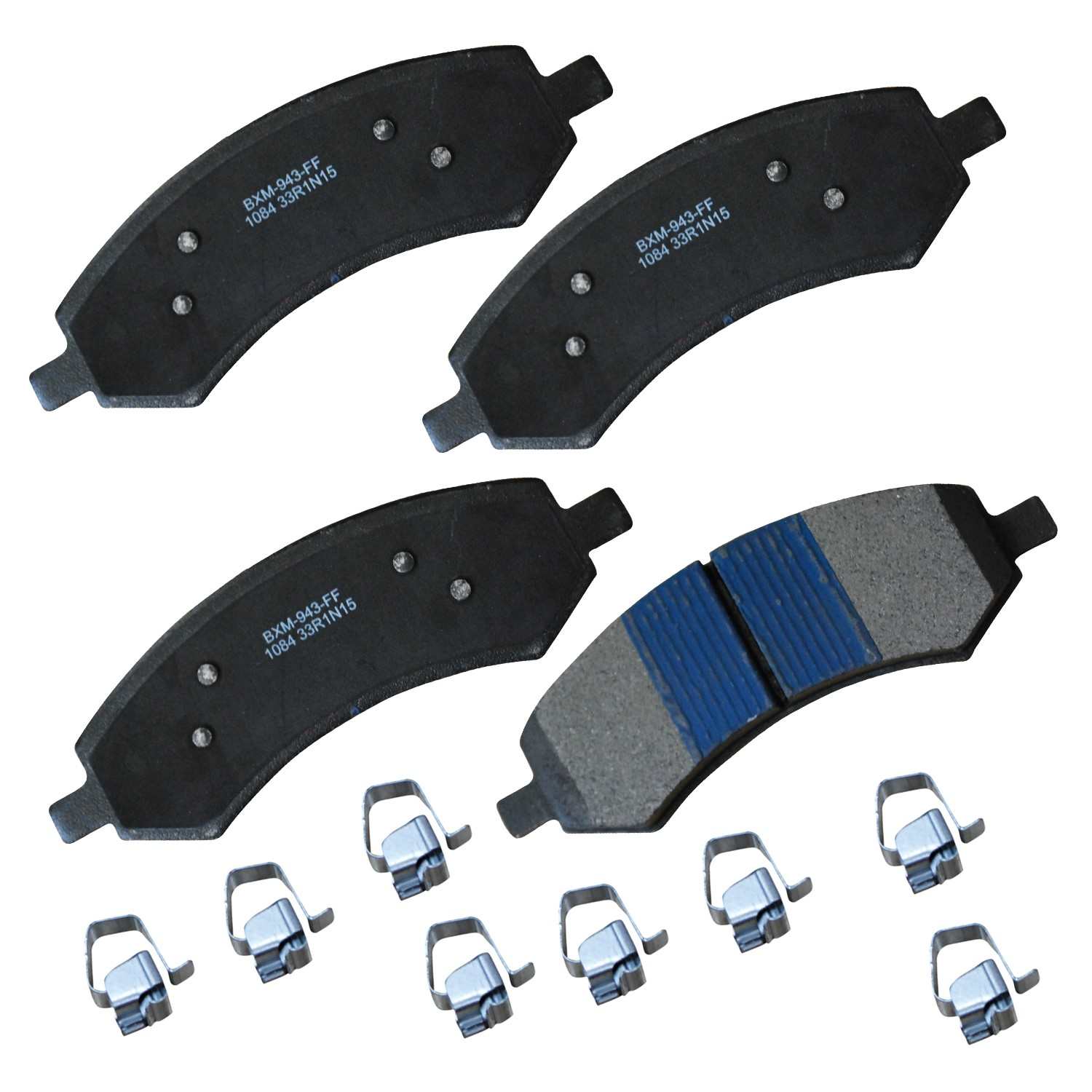 STOP BY BENDIX Disc Brake Pad Set  top view frsport SBM1084