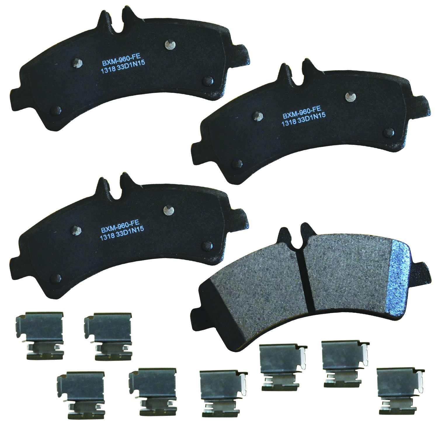 stop by bendix disc brake pad set  frsport sbm1318