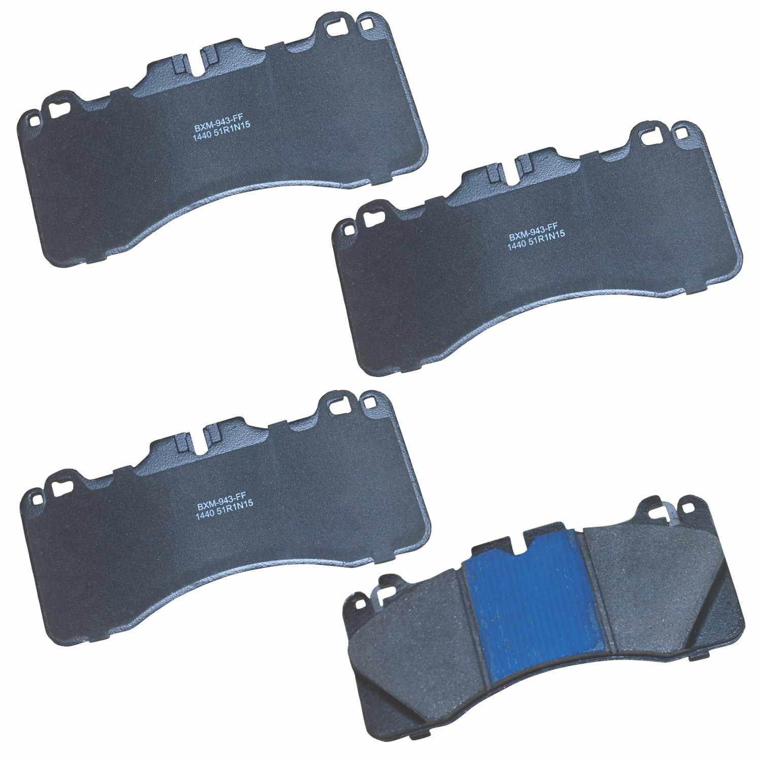 stop by bendix disc brake pad set  frsport sbm1440