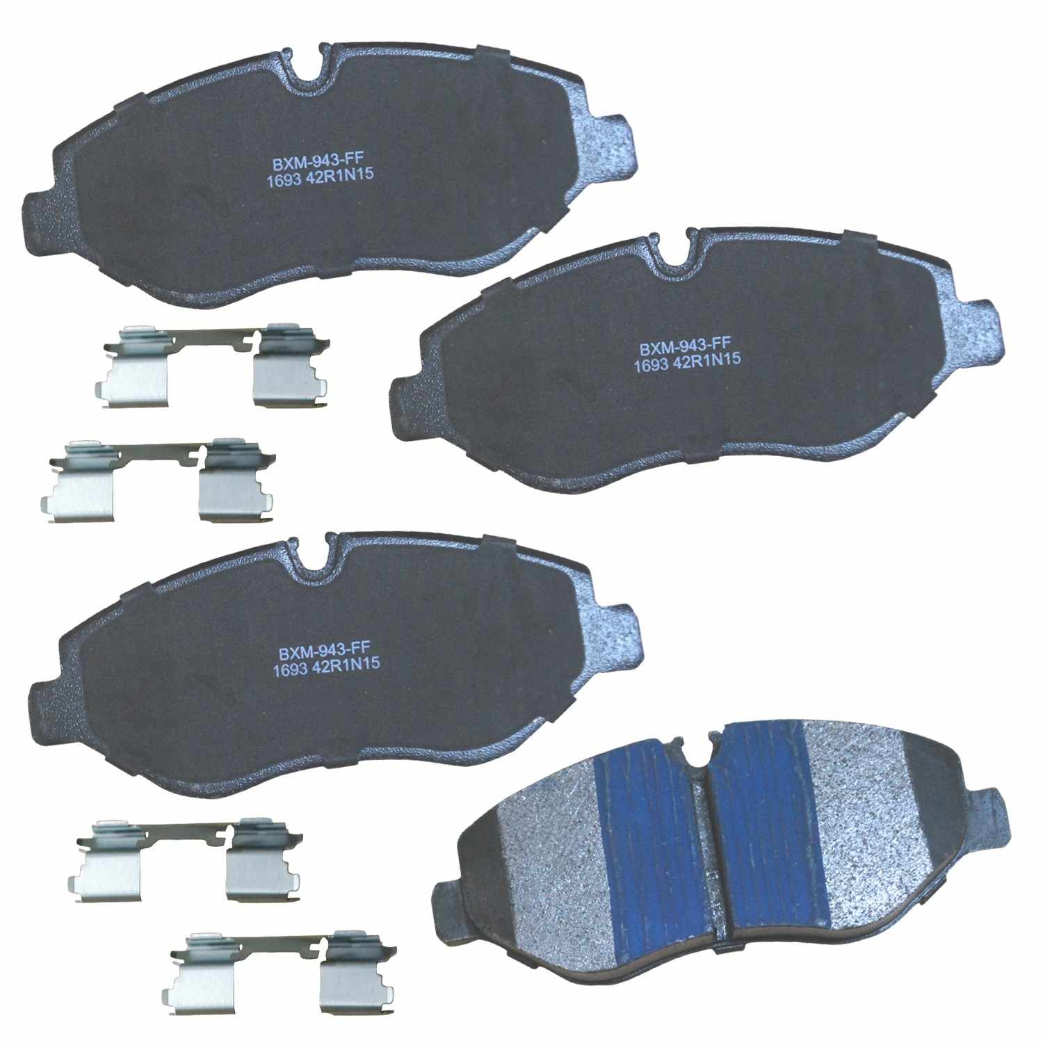 stop by bendix disc brake pad set  frsport sbm1693