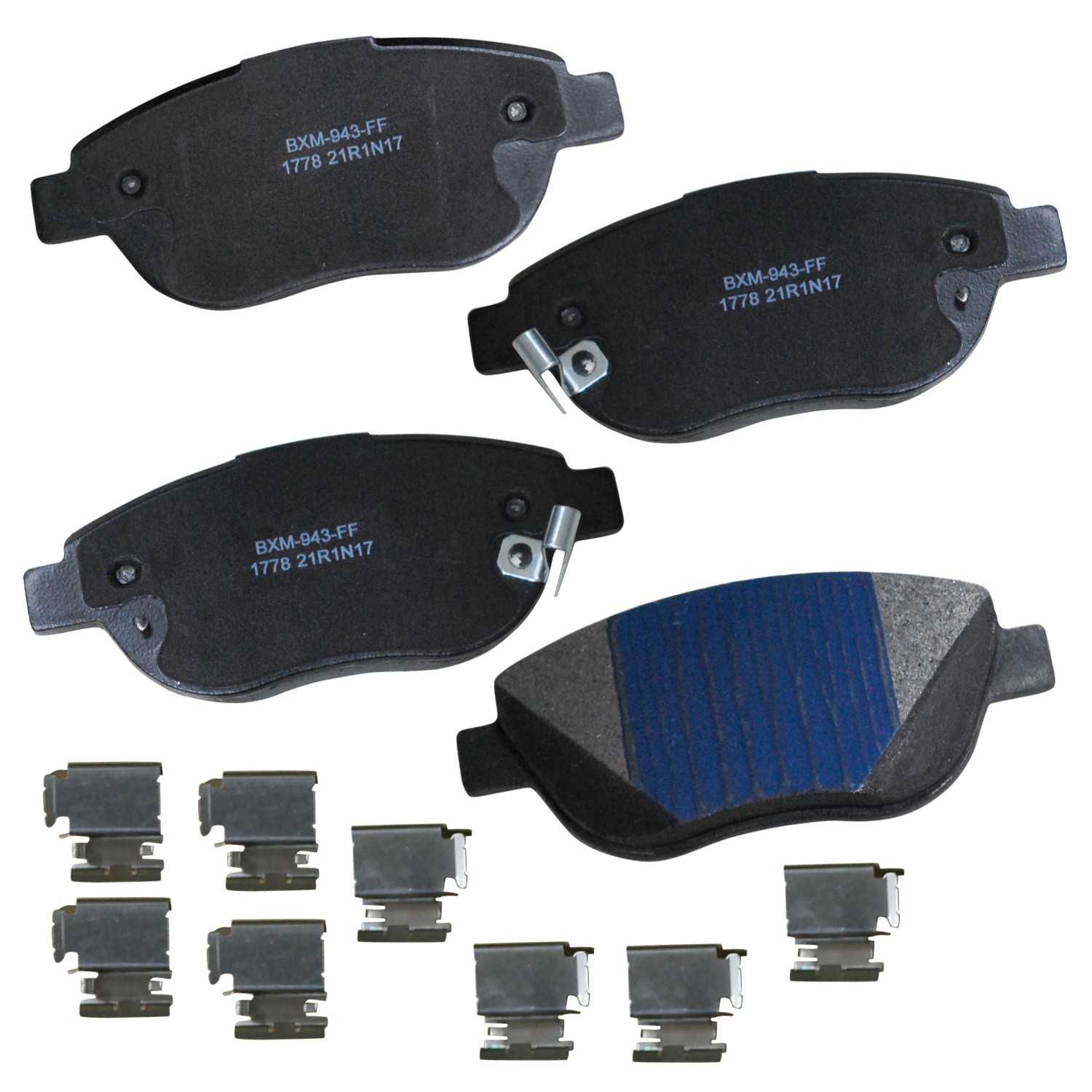 stop by bendix disc brake pad set  frsport sbm1778