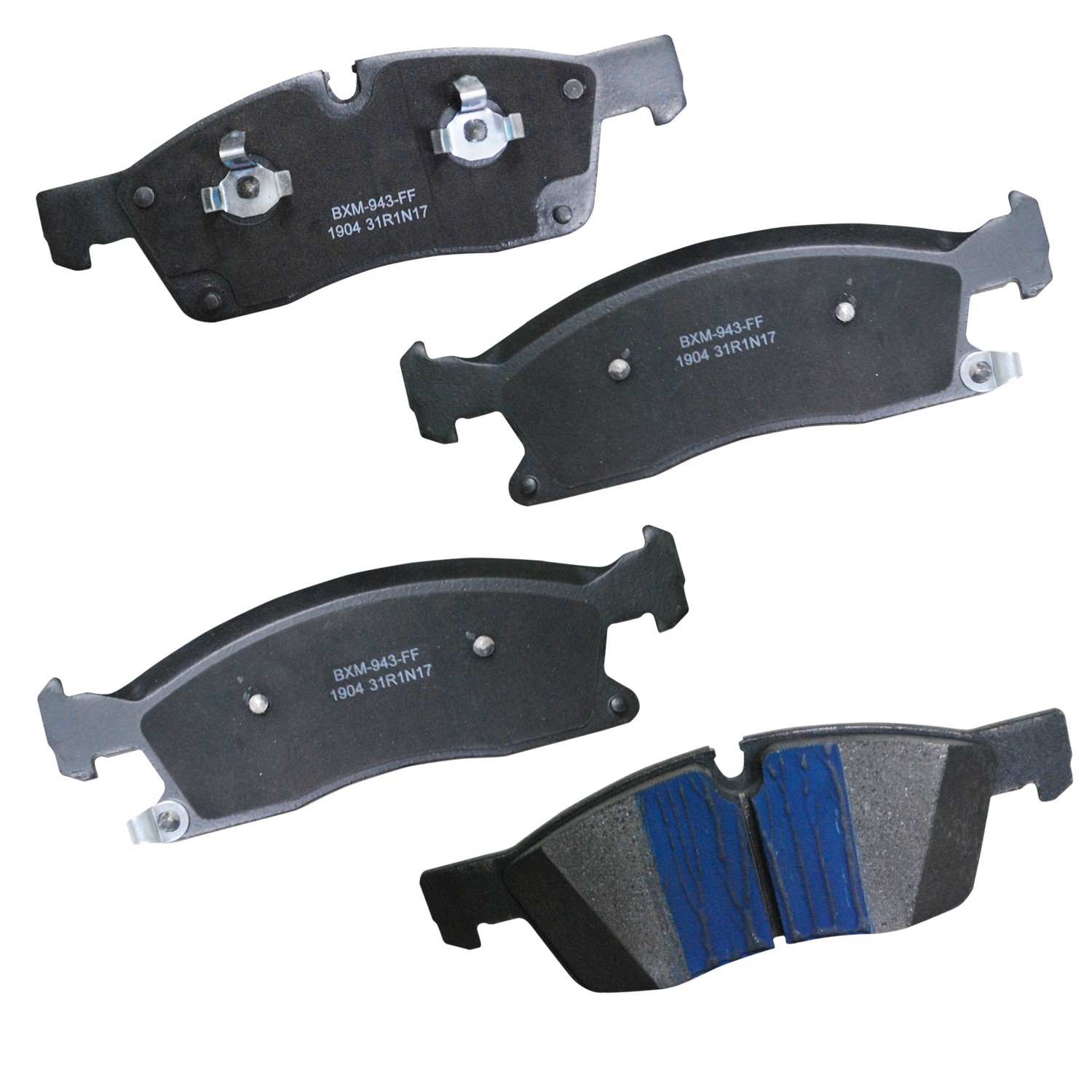 stop by bendix disc brake pad set  frsport sbm1904