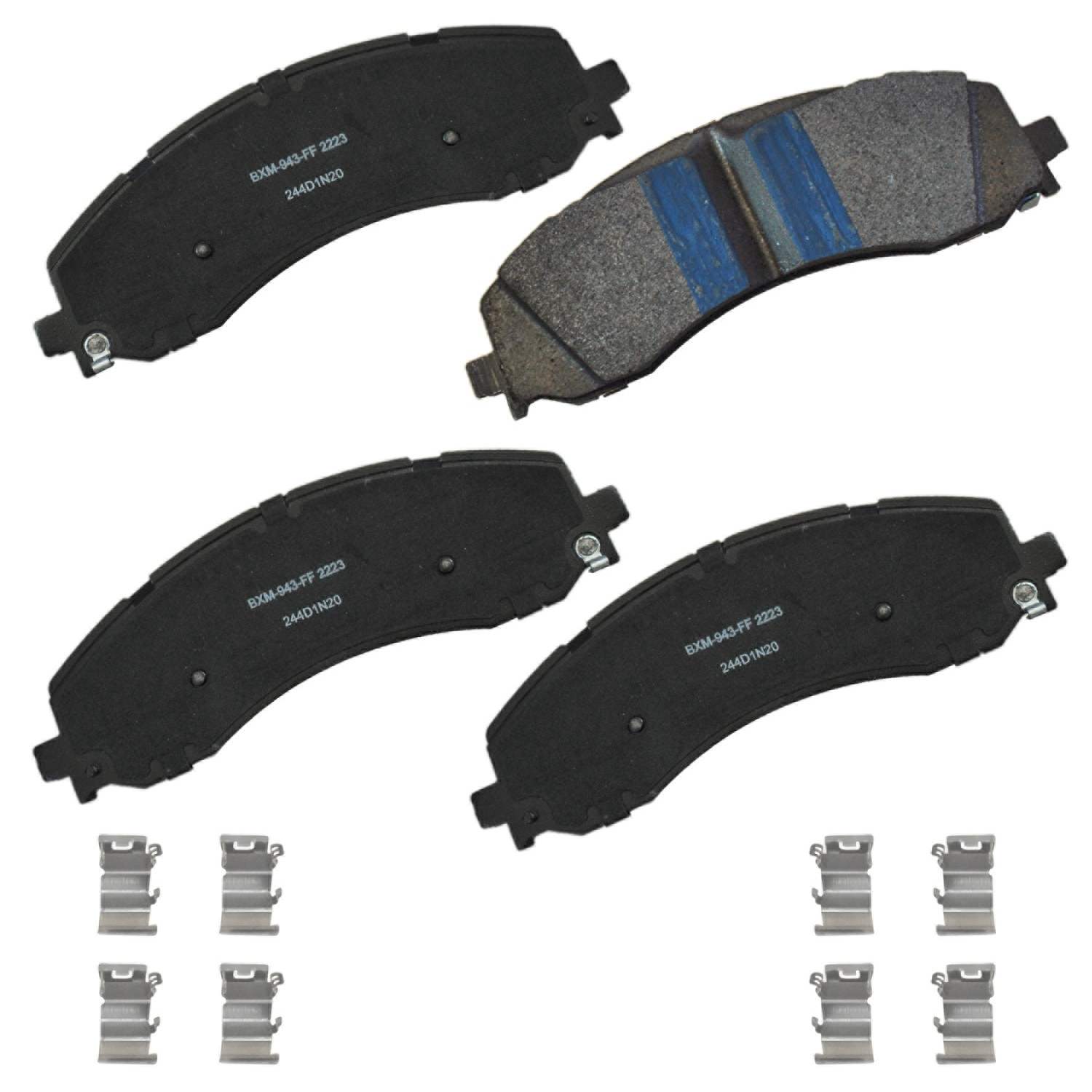 STOP BY BENDIX Disc Brake Pad Set  top view frsport SBM2223