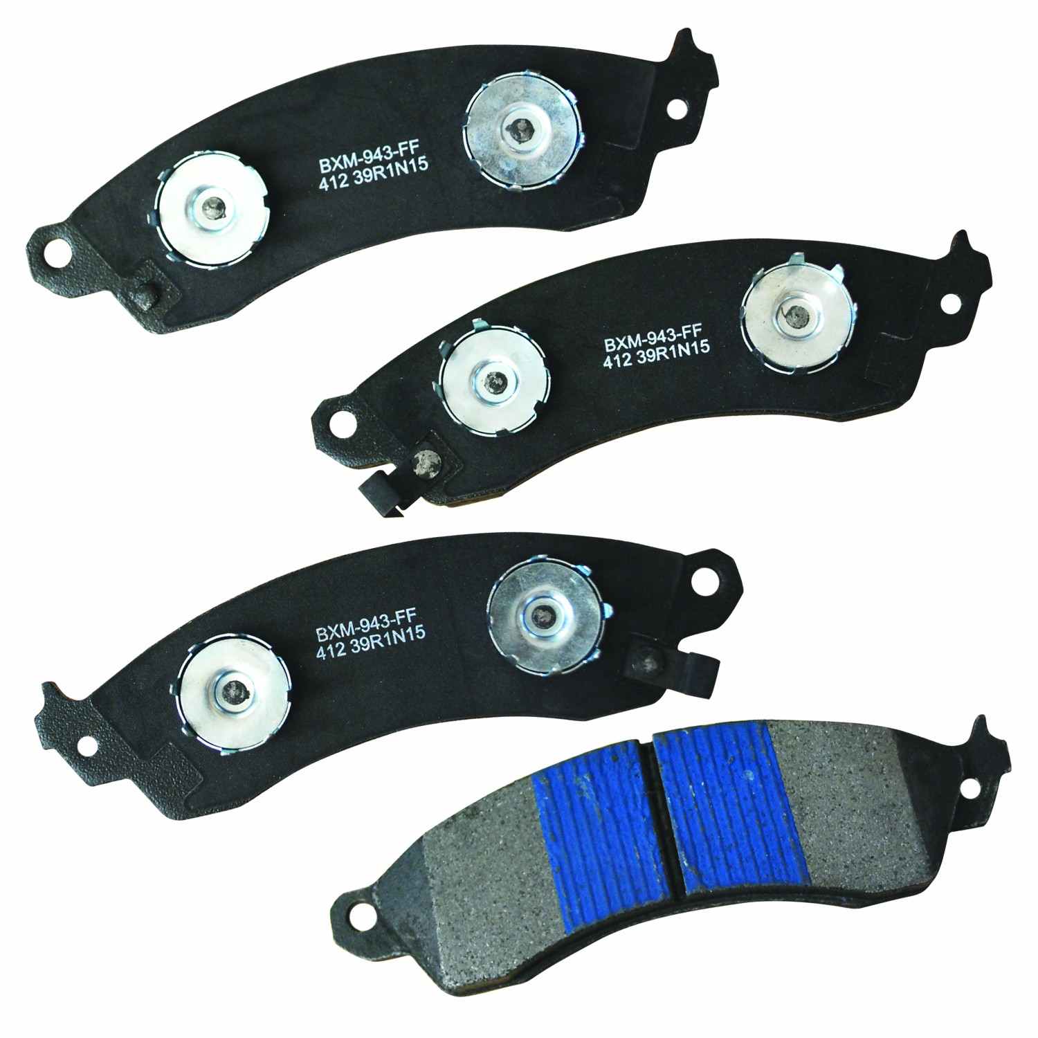 STOP BY BENDIX Disc Brake Pad Set  top view frsport SBM412