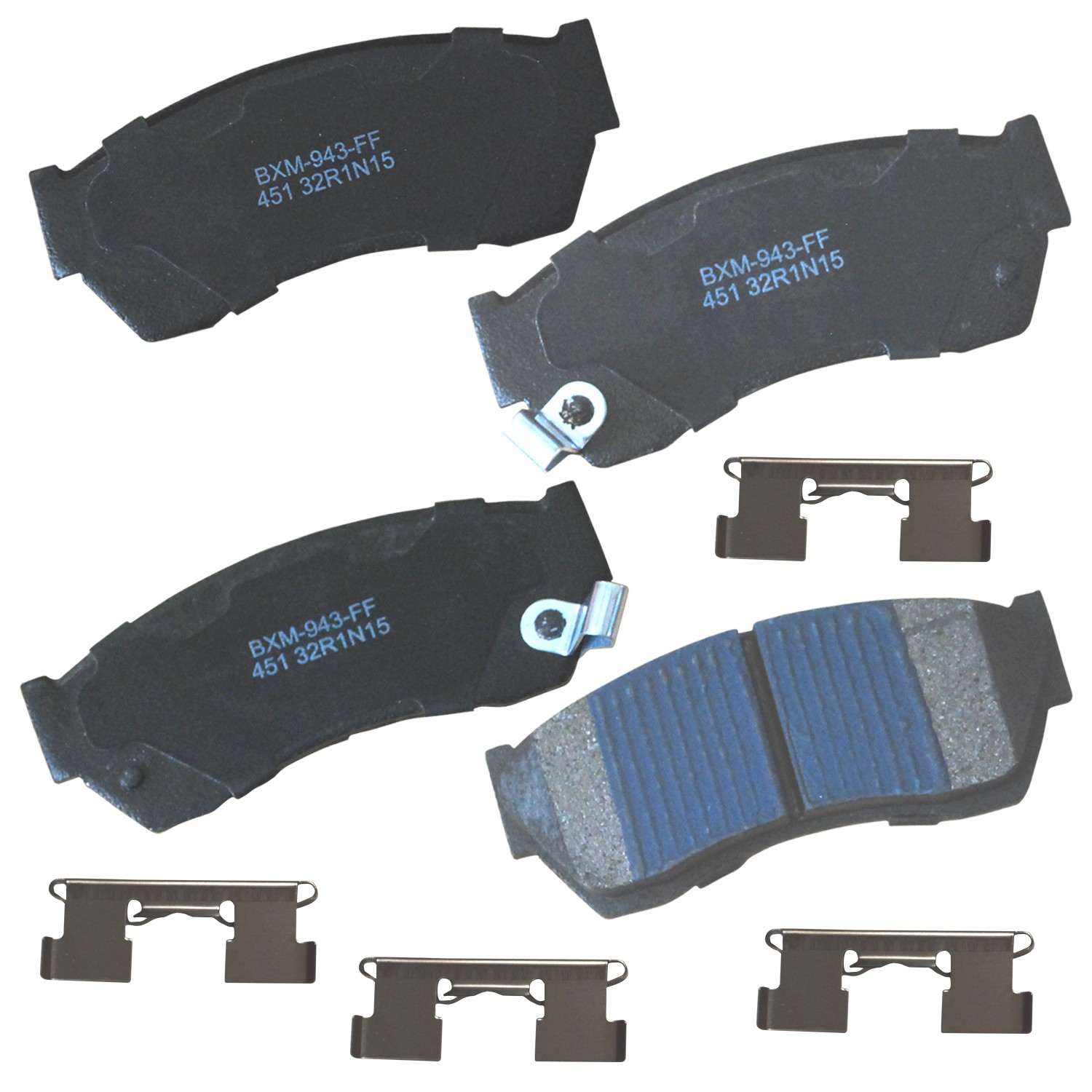 STOP BY BENDIX Disc Brake Pad Set  top view frsport SBM451