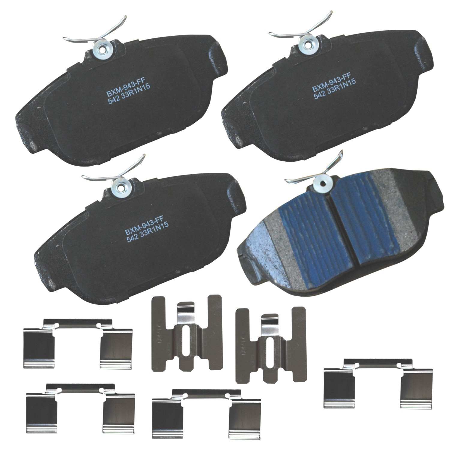 stop by bendix disc brake pad set  frsport sbm542