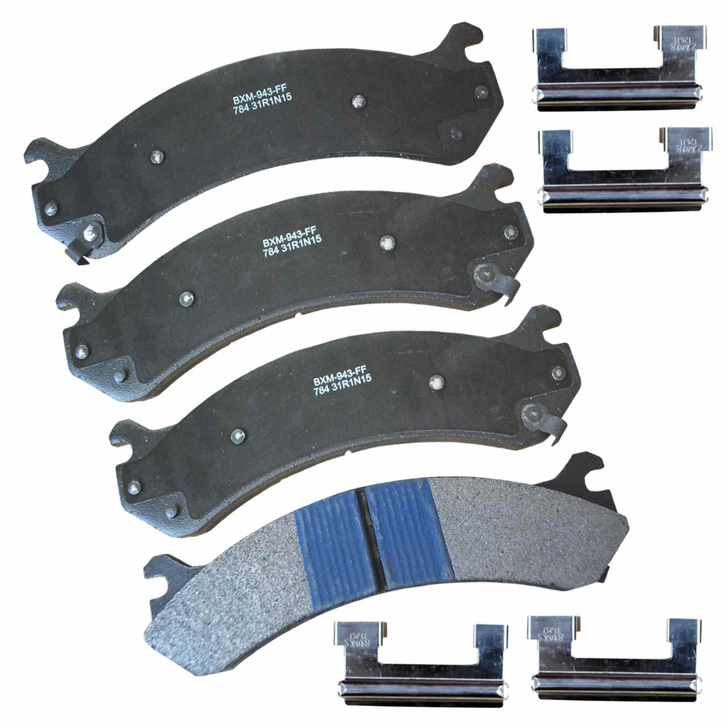 STOP BY BENDIX Disc Brake Pad Set  top view frsport SBM784