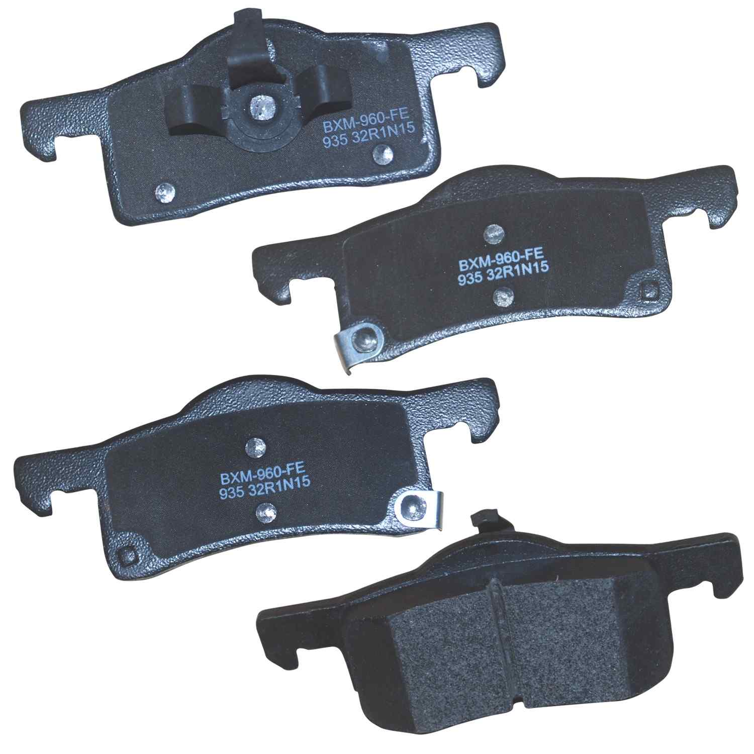 stop by bendix disc brake pad set  frsport sbm935