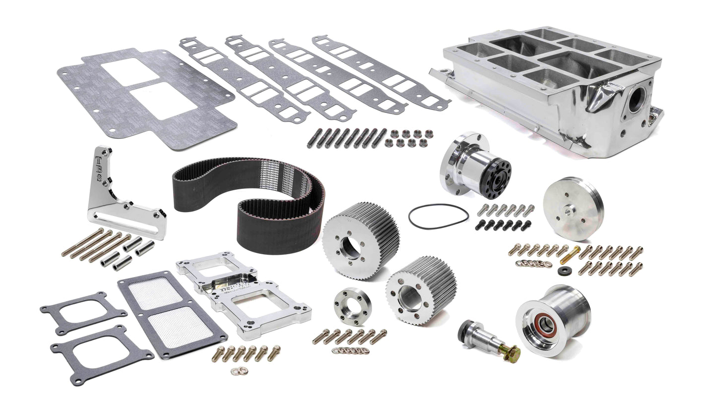 The Blower Shop SBC Intake & 671 Drive Accessory Kit 2V BLS2611