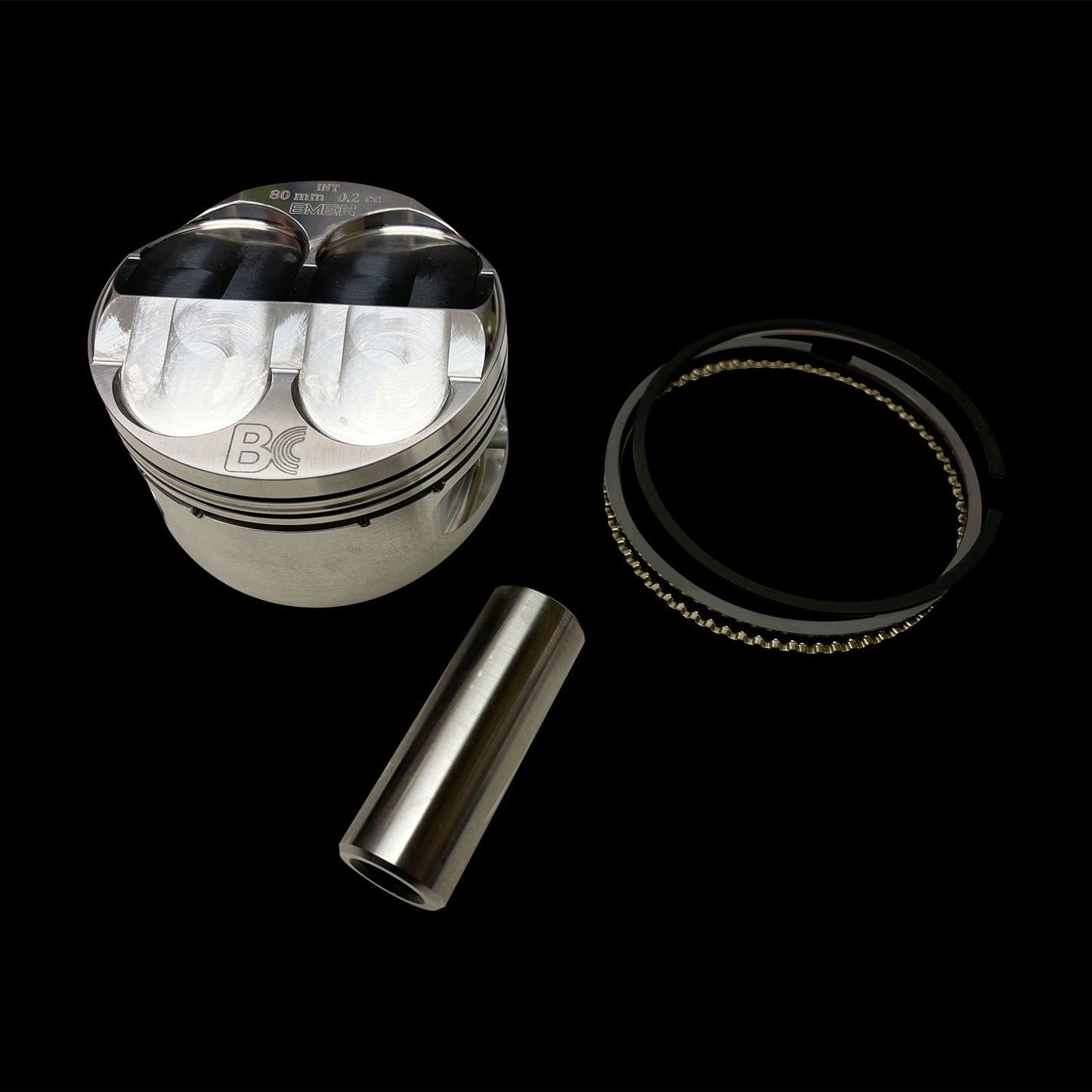 Brian Crower Yamaha YXZ / Textron XX (16-up) BME Shelf Pistons w/All Hardware - 80mm x 9.5:1 BME1095 *Discontinued