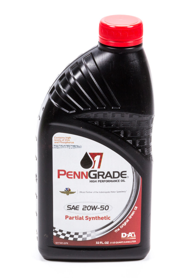 PennGrade 20w50 Racing Oil 1 Qt Partial Synthetic BPO71196