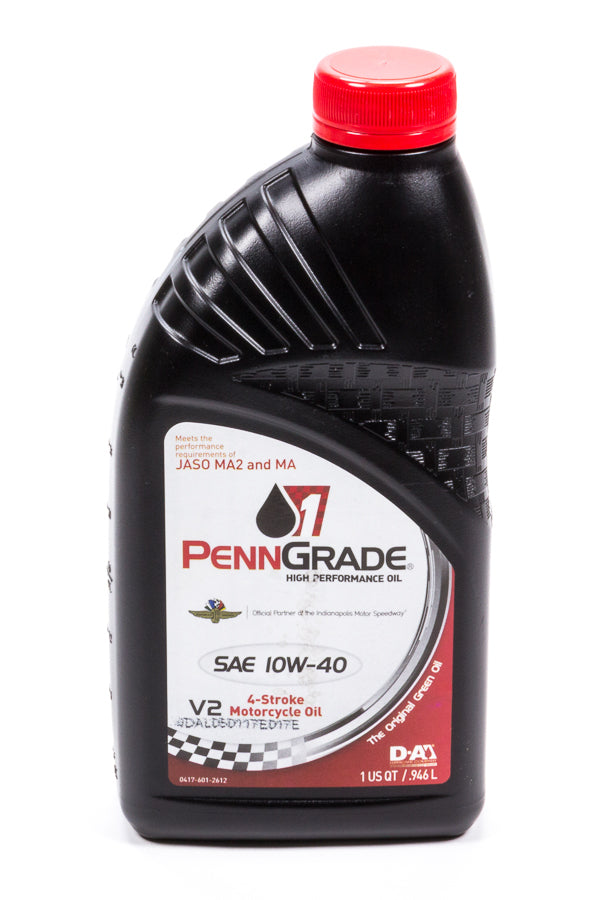 PennGrade 10w40 Motorcycle Oil 1 Qt BPO71566