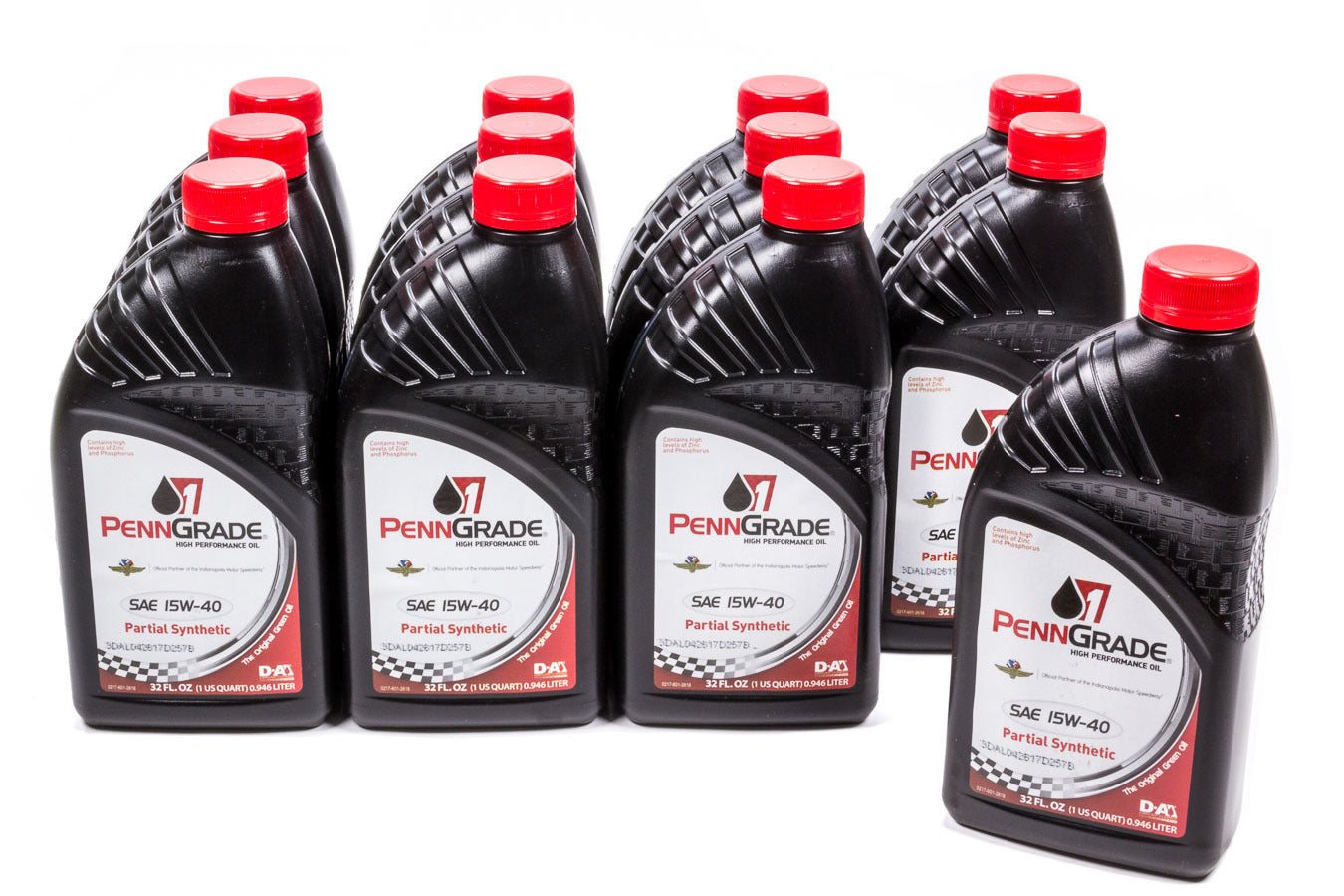 PennGrade 15w40 Racing Oil Cs/12Qt Partial Synthetic BPO71586-12