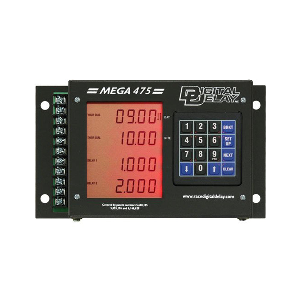 Biondo Racing Products MEGA 475 Delay Box wo/ Dial Board - Black/Red BRPDDI-1095-BR